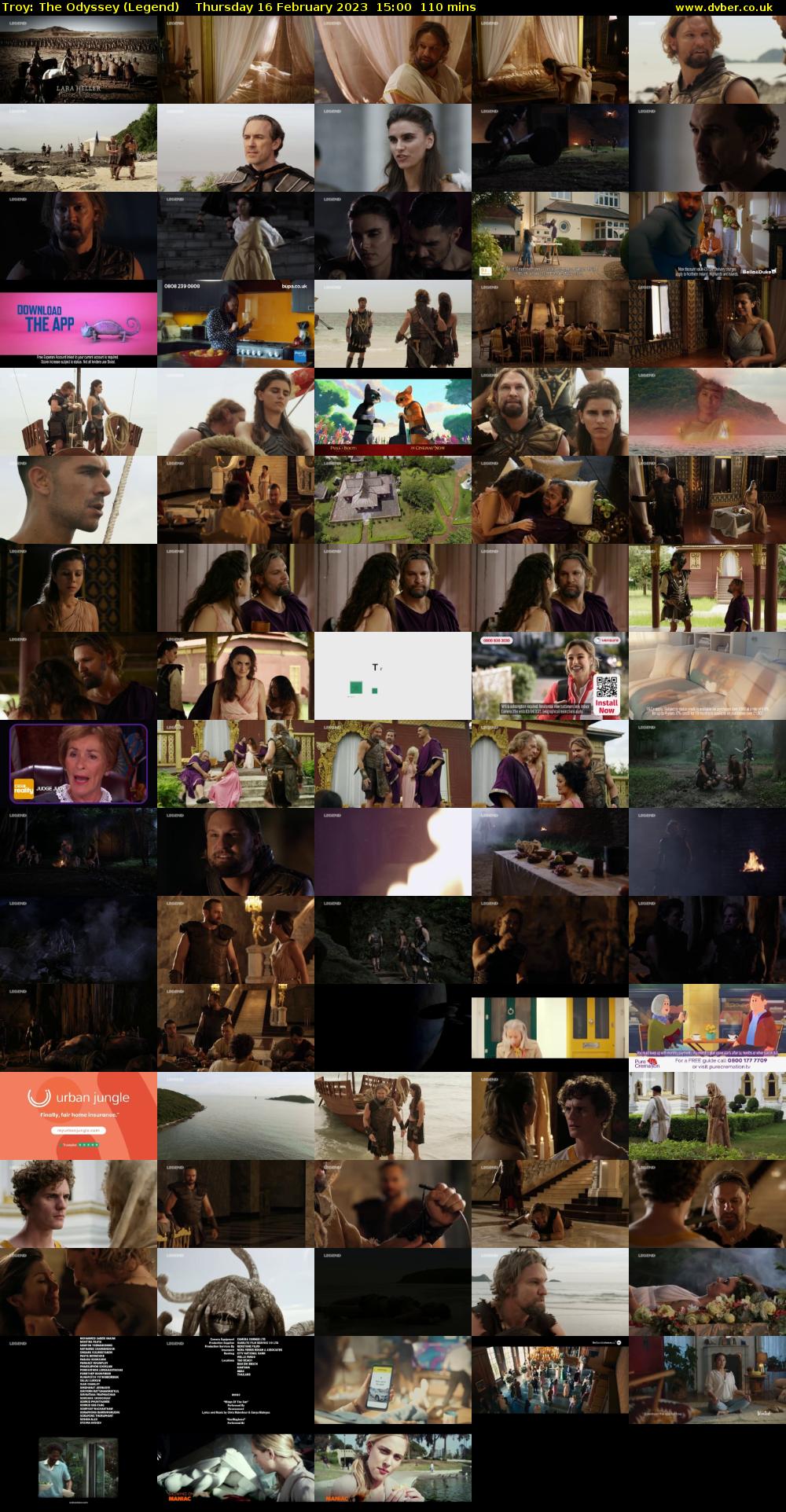 Troy: The Odyssey (Legend) Thursday 16 February 2023 15:00 - 16:50