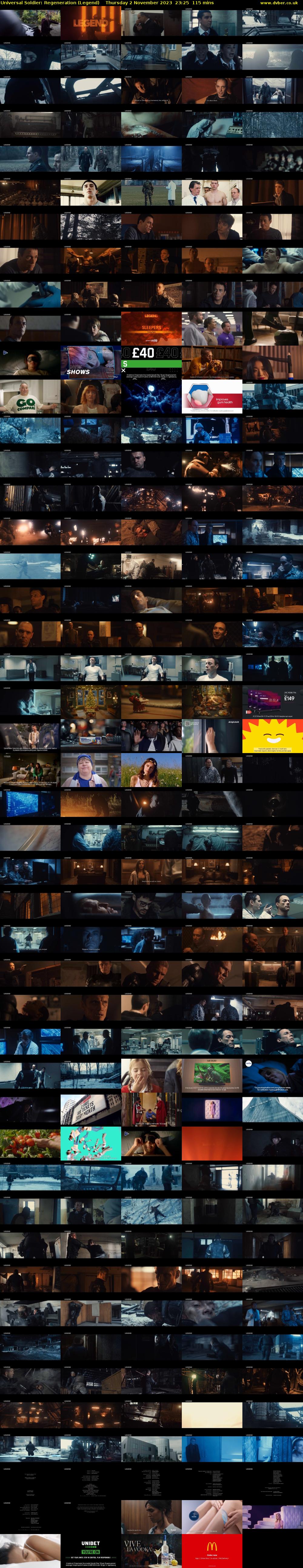 Universal Soldier: Regeneration (Legend) Thursday 2 November 2023 23:25 - 01:20