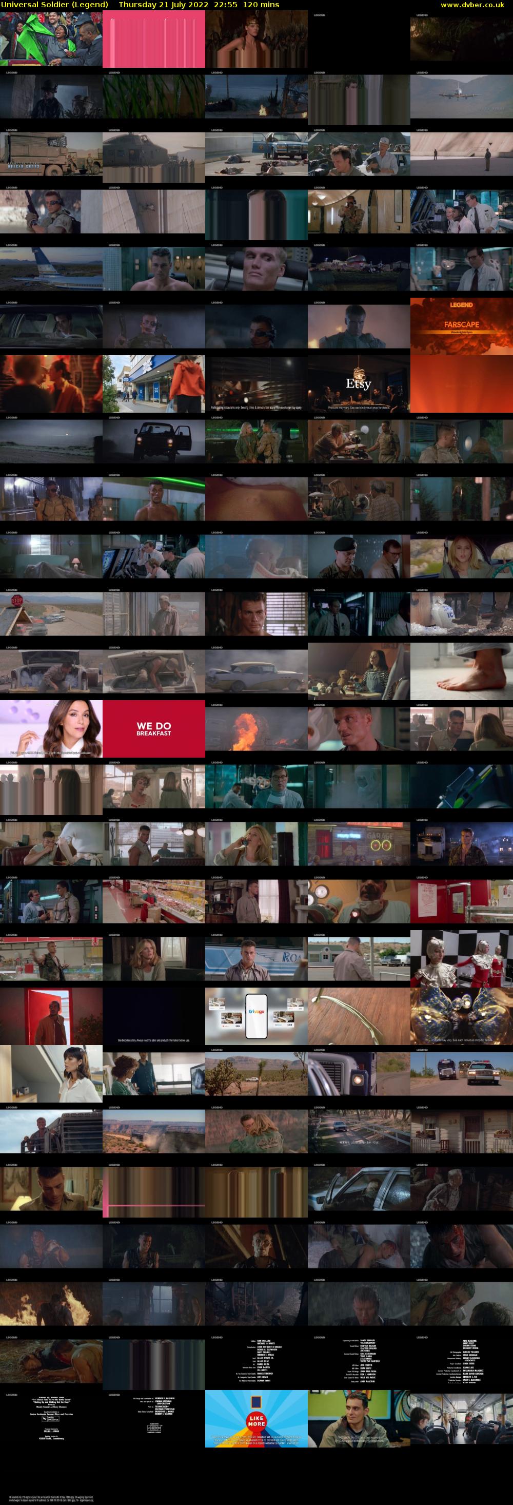 Universal Soldier (Legend) Thursday 21 July 2022 22:55 - 00:55