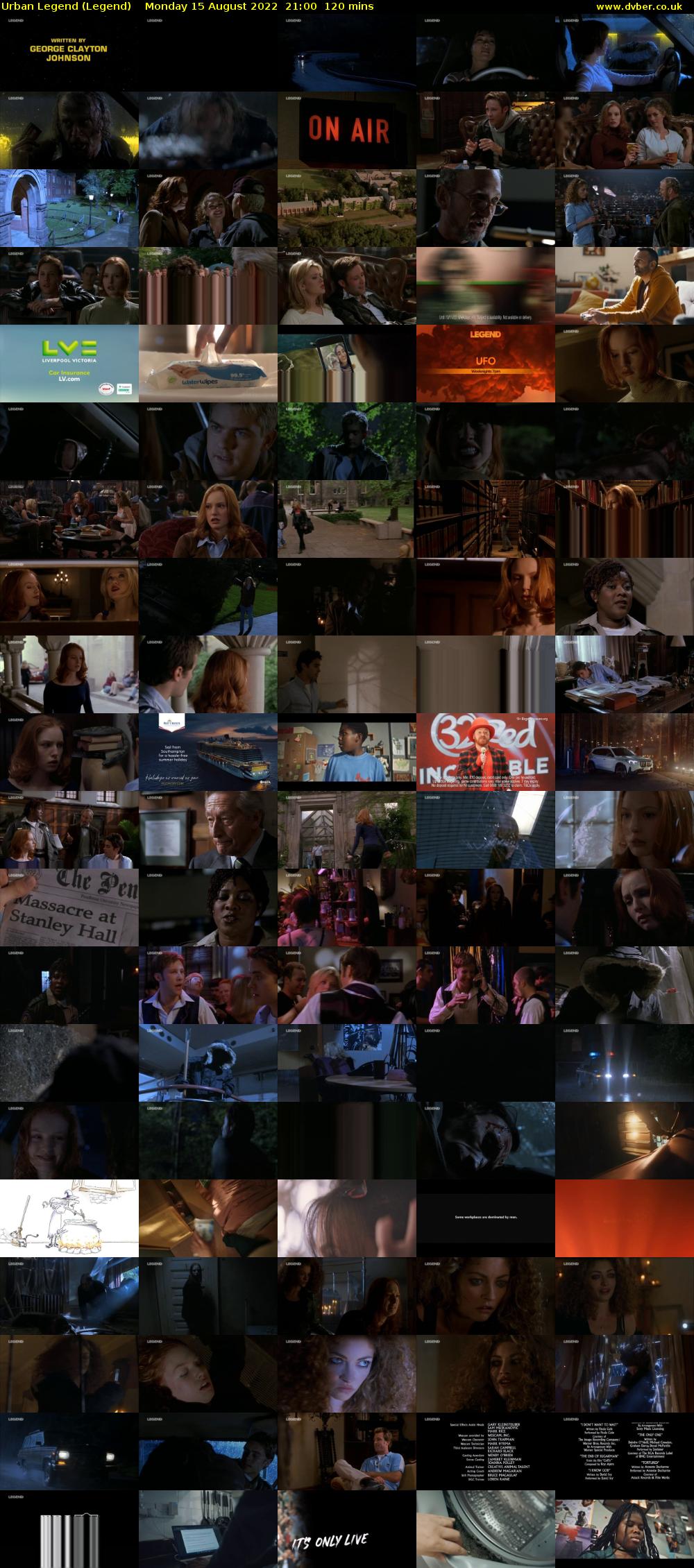 Urban Legend (Legend) Monday 15 August 2022 21:00 - 23:00