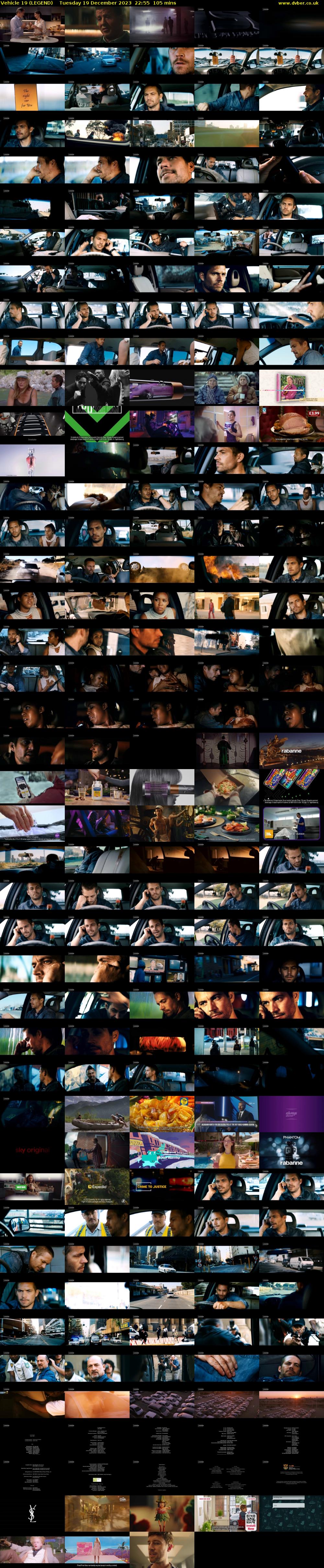 Vehicle 19 (LEGEND) Tuesday 19 December 2023 22:55 - 00:40