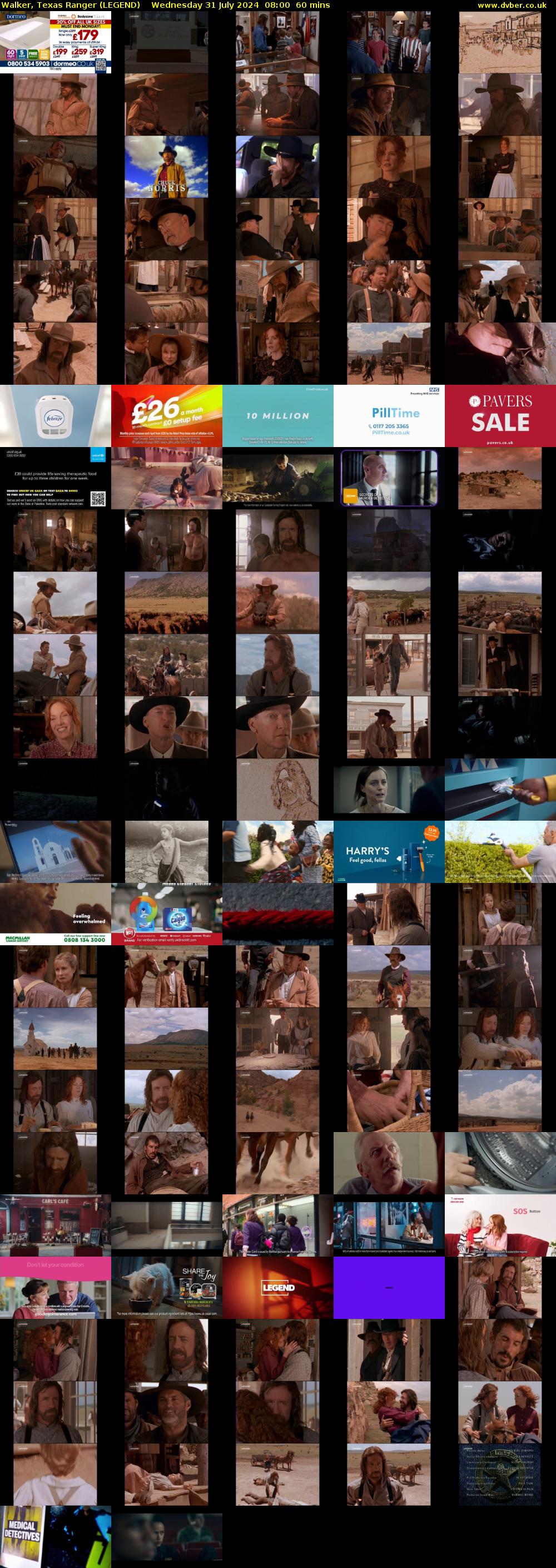 Walker, Texas Ranger (LEGEND) Wednesday 31 July 2024 08:00 - 09:00