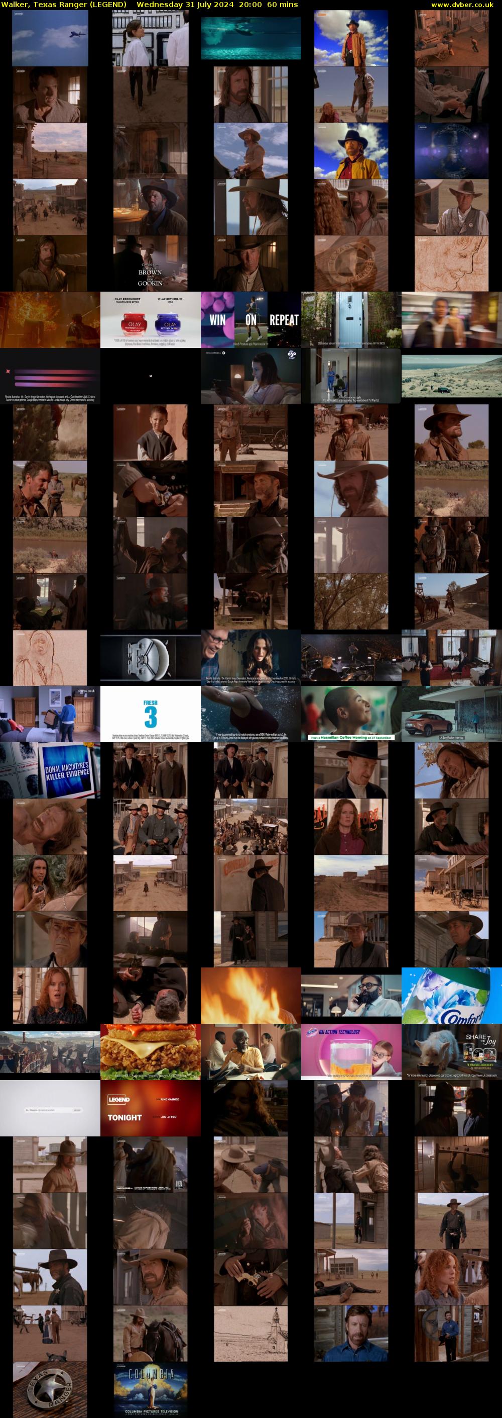 Walker, Texas Ranger (LEGEND) Wednesday 31 July 2024 20:00 - 21:00