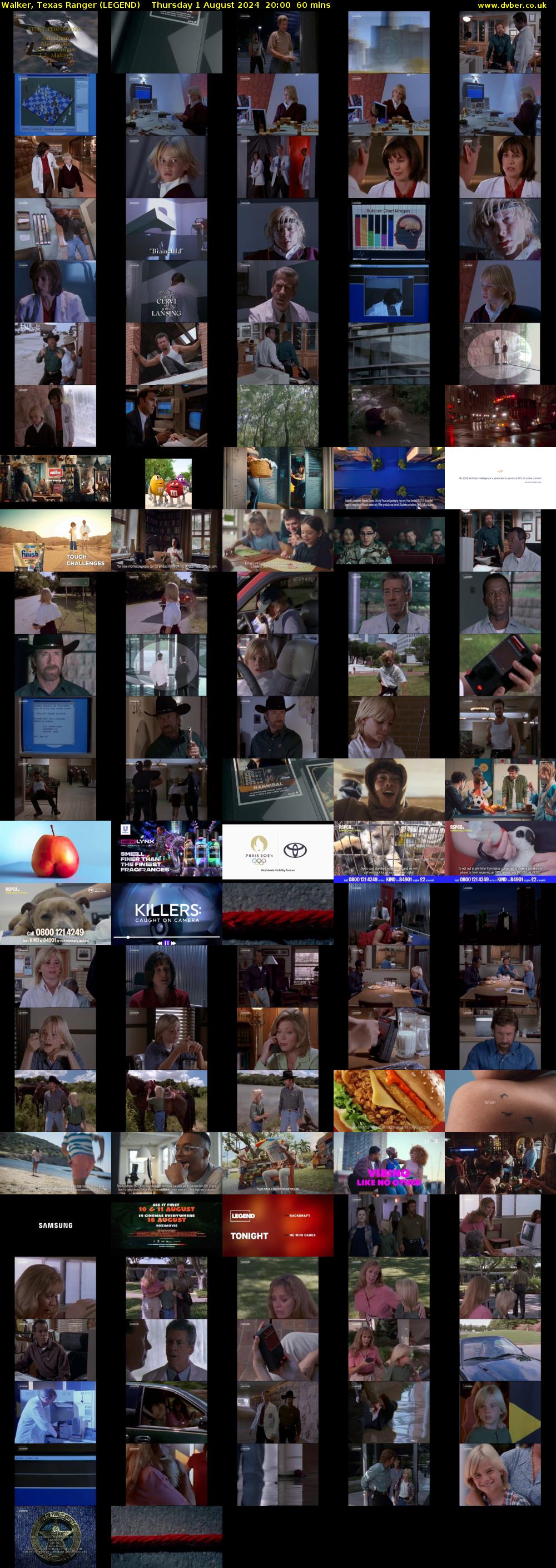 Walker, Texas Ranger (LEGEND) Thursday 1 August 2024 20:00 - 21:00