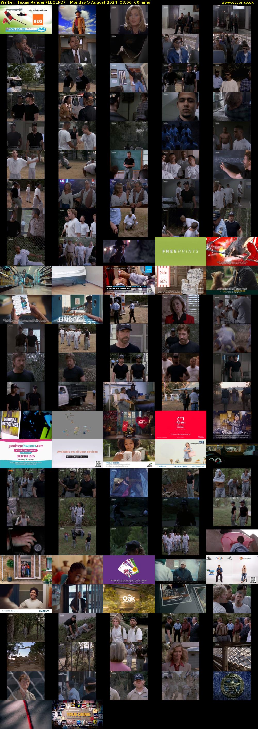 Walker, Texas Ranger (LEGEND) Monday 5 August 2024 08:00 - 09:00