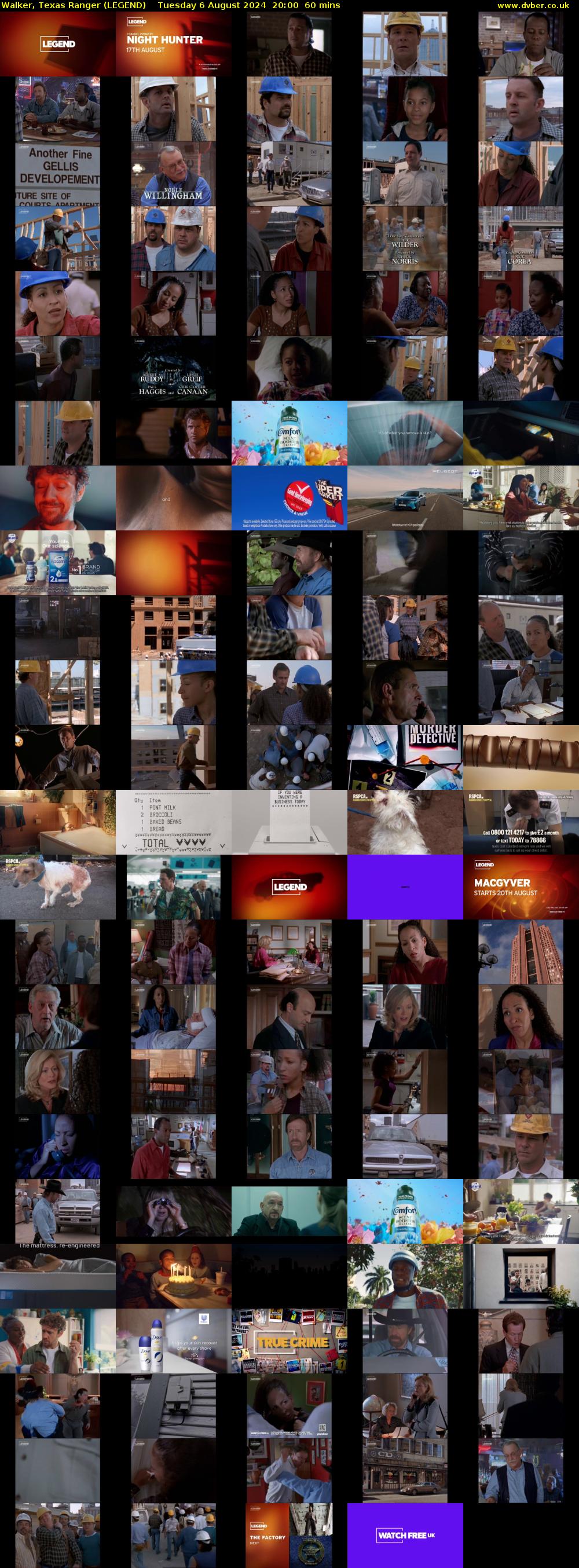 Walker, Texas Ranger (LEGEND) Tuesday 6 August 2024 20:00 - 21:00