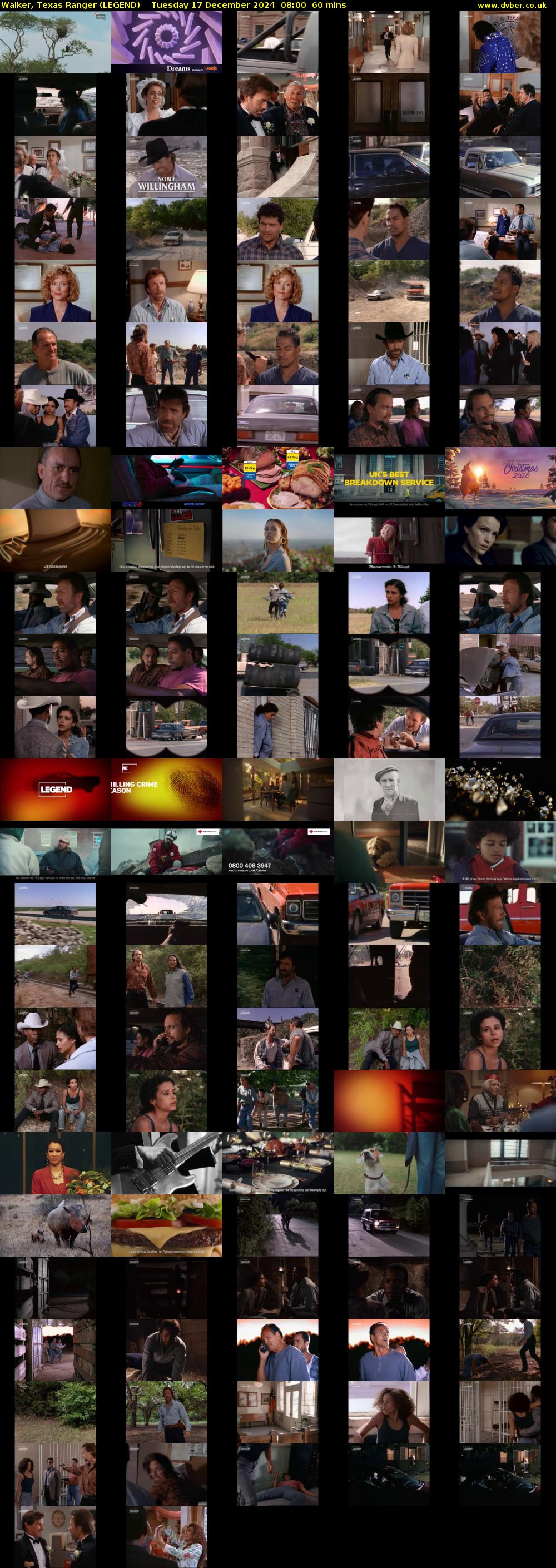 Walker, Texas Ranger (LEGEND) Tuesday 17 December 2024 08:00 - 09:00