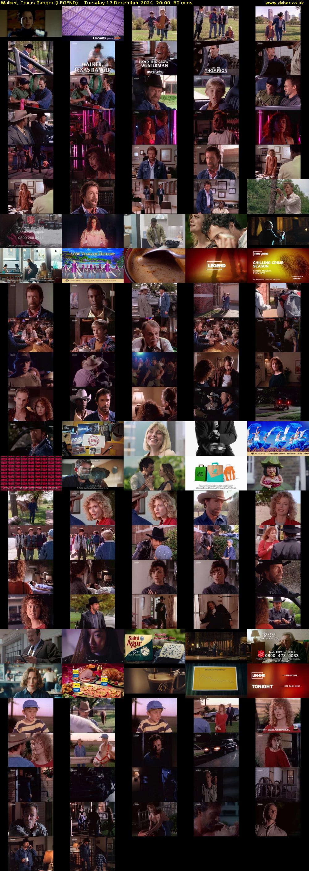 Walker, Texas Ranger (LEGEND) Tuesday 17 December 2024 20:00 - 21:00