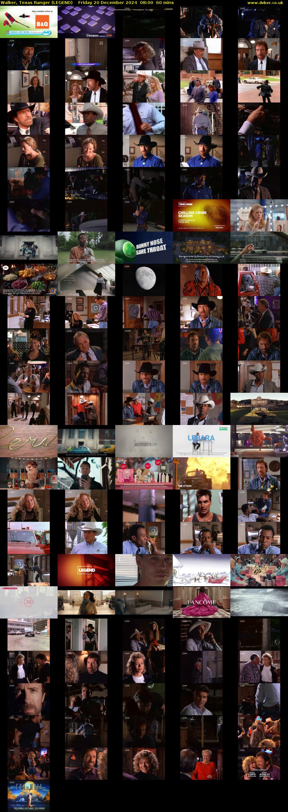 Walker, Texas Ranger (LEGEND) Friday 20 December 2024 08:00 - 09:00