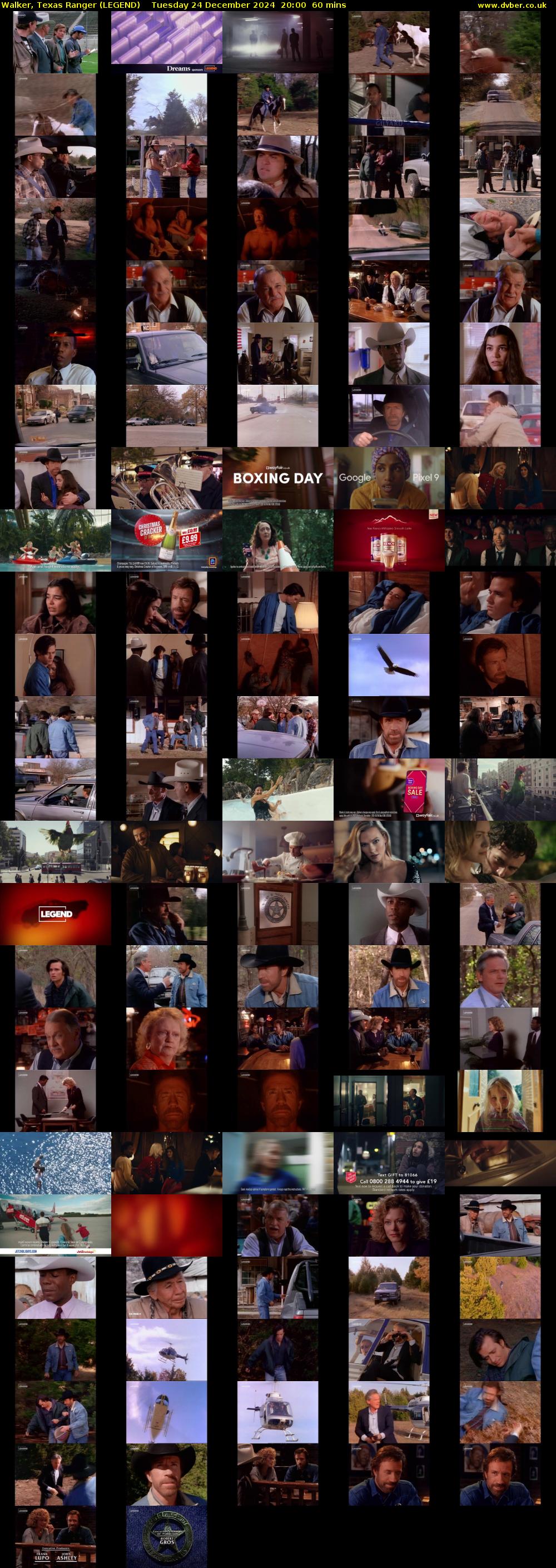 Walker, Texas Ranger (LEGEND) Tuesday 24 December 2024 20:00 - 21:00