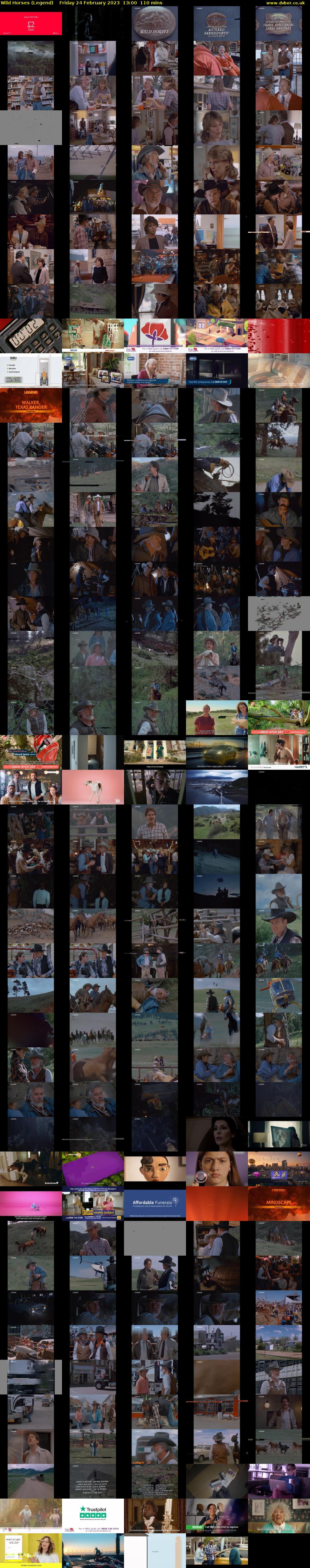 Wild Horses (Legend) Friday 24 February 2023 13:00 - 14:50