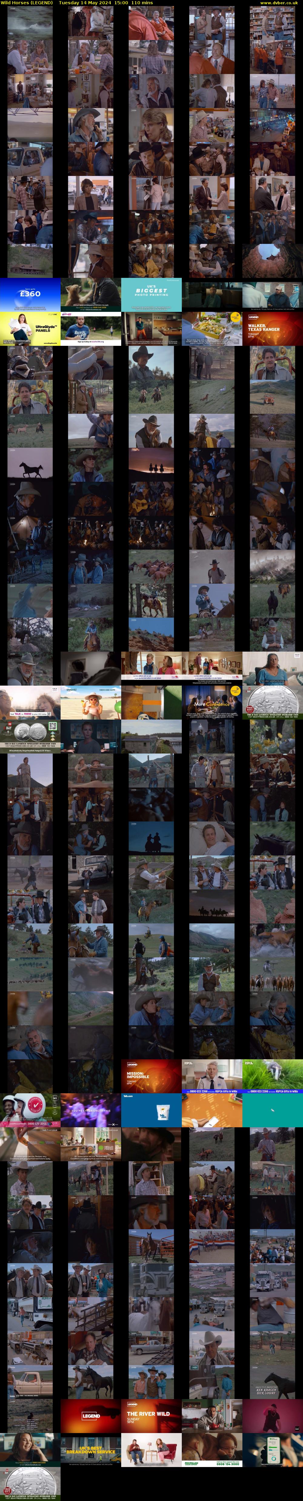 Wild Horses (LEGEND) Tuesday 14 May 2024 15:00 - 16:50