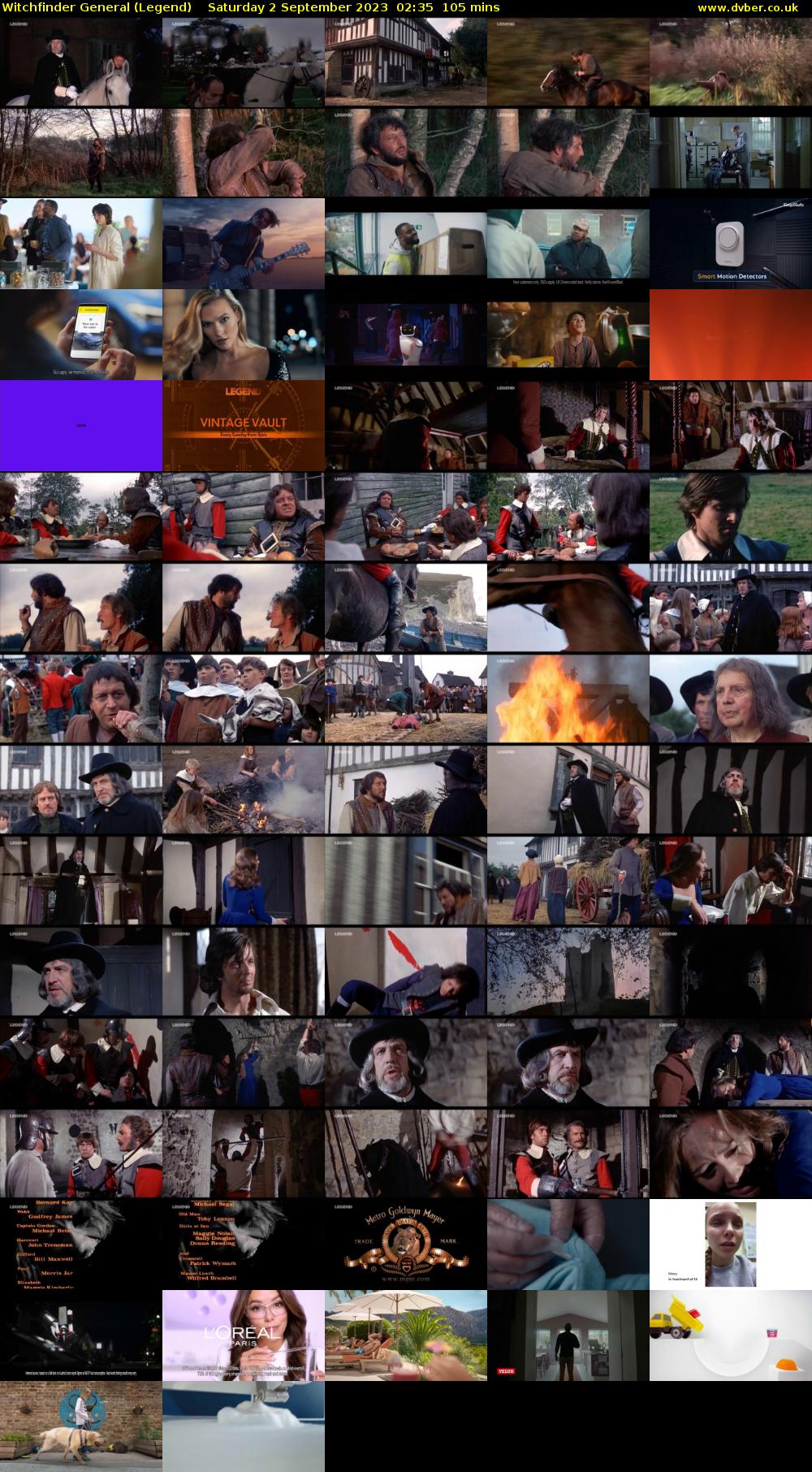 Witchfinder General (Legend) Saturday 2 September 2023 02:35 - 04:20