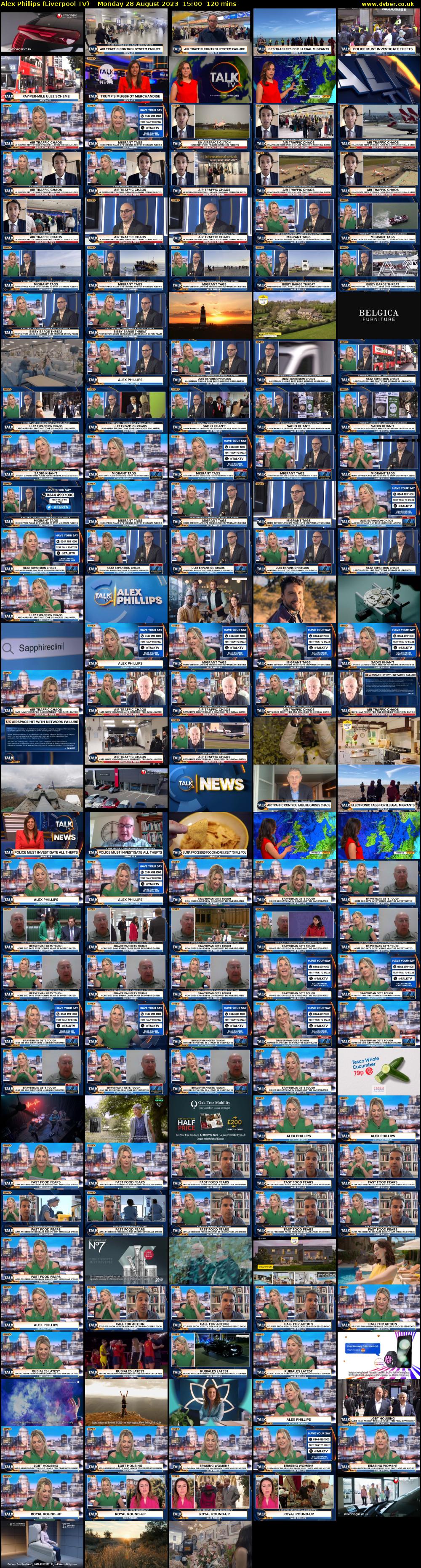 Alex Phillips (Liverpool TV) Monday 28 August 2023 15:00 - 17:00