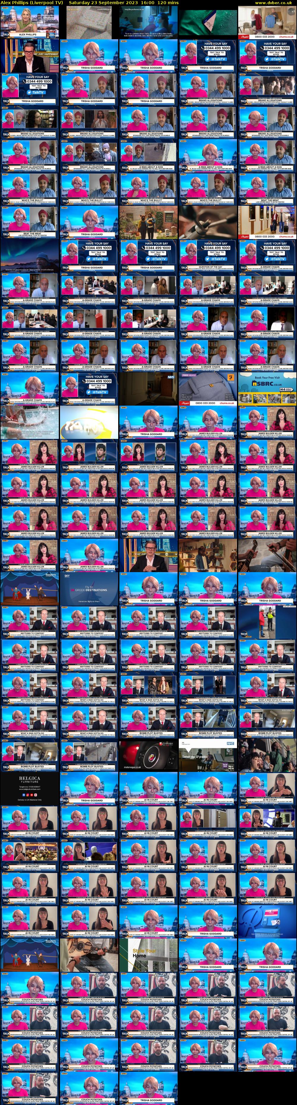 Alex Phillips (Liverpool TV) Saturday 23 September 2023 16:00 - 18:00