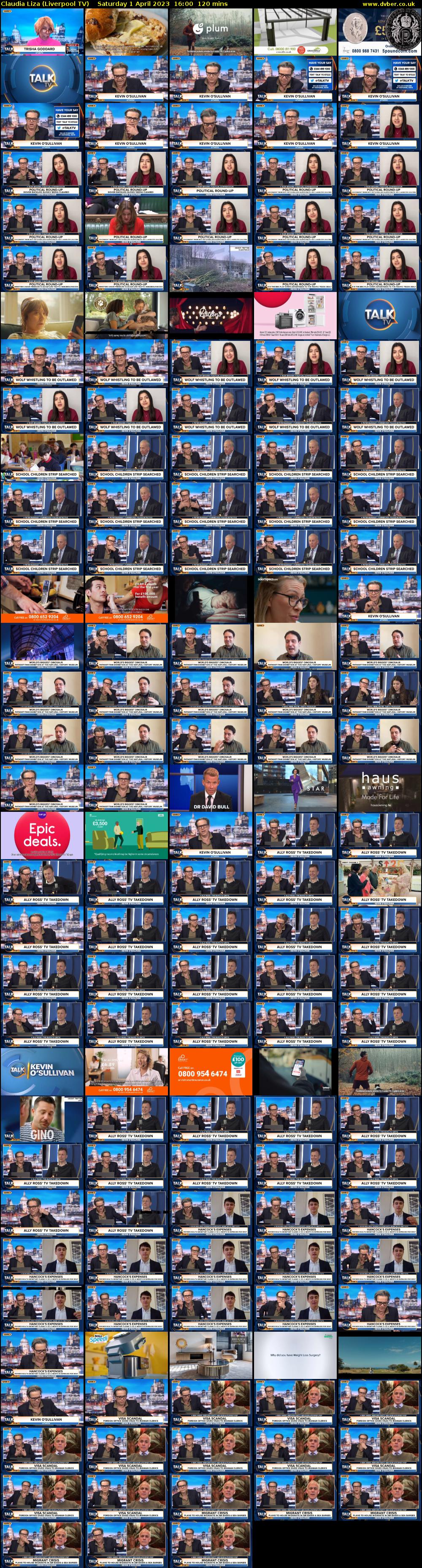 Claudia Liza (Liverpool TV) Saturday 1 April 2023 16:00 - 18:00