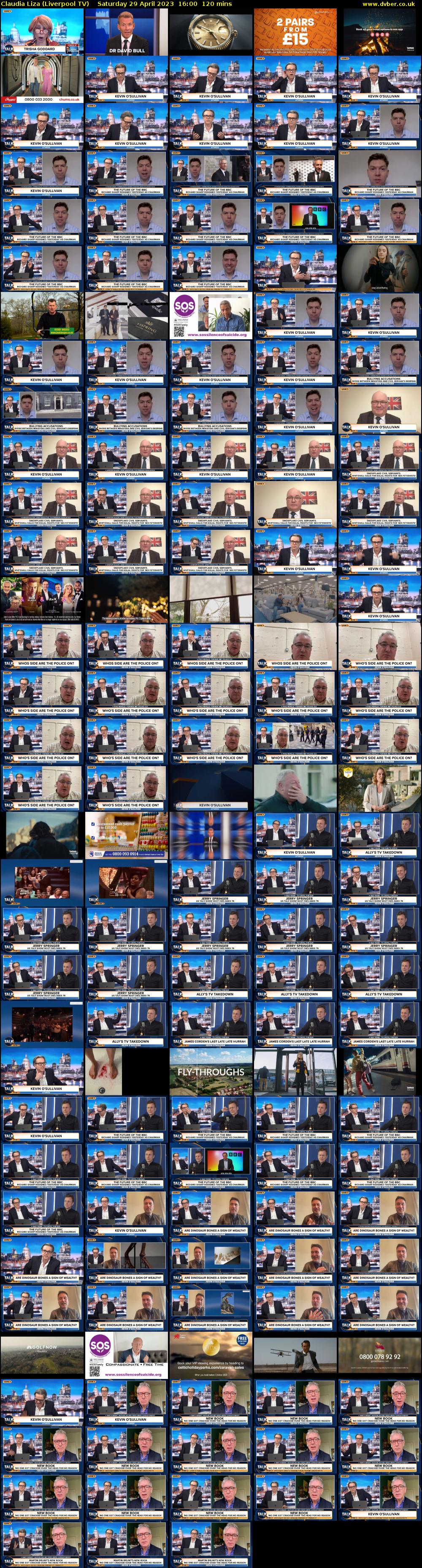 Claudia Liza (Liverpool TV) Saturday 29 April 2023 16:00 - 18:00