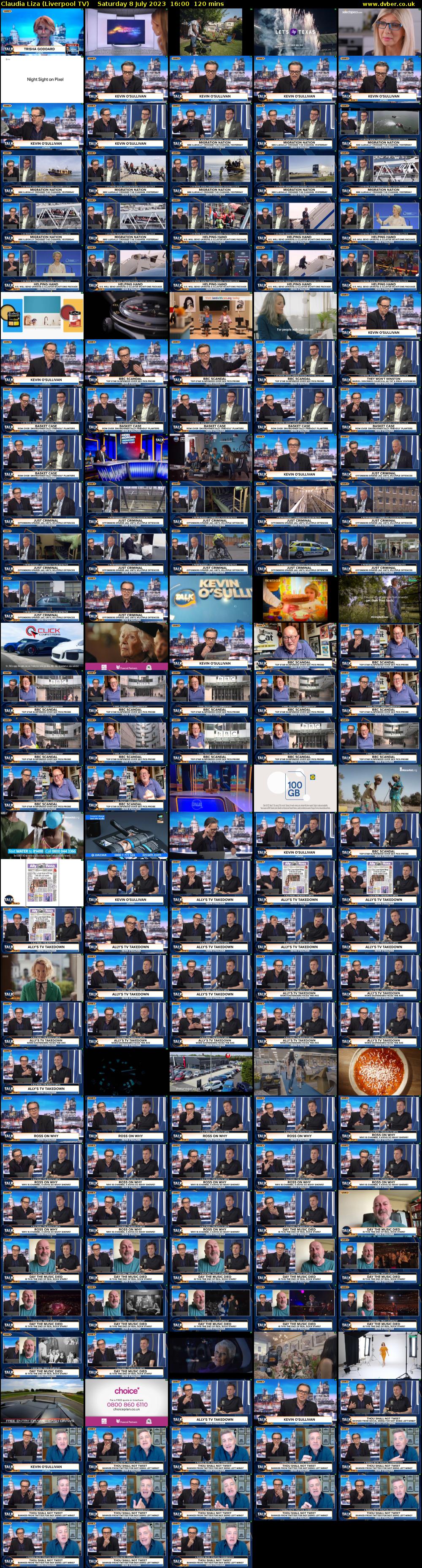 Claudia Liza (Liverpool TV) Saturday 8 July 2023 16:00 - 18:00