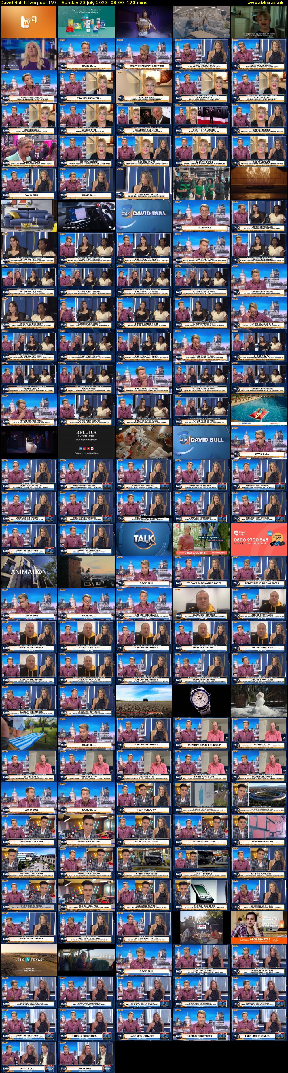 David Bull (Liverpool TV) Sunday 23 July 2023 08:00 - 10:00