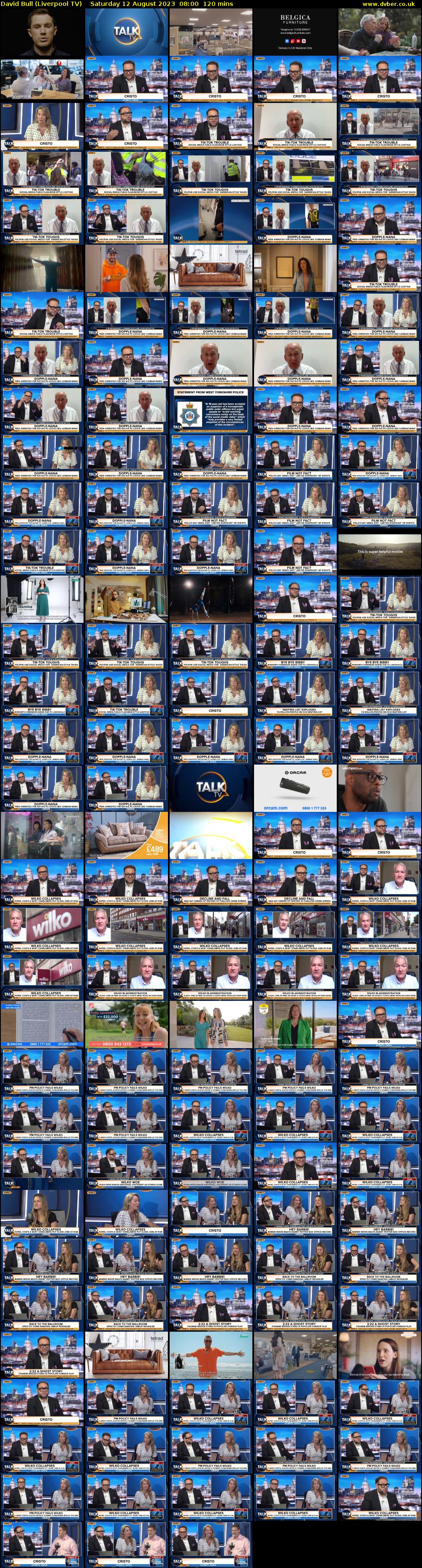 David Bull (Liverpool TV) Saturday 12 August 2023 08:00 - 10:00