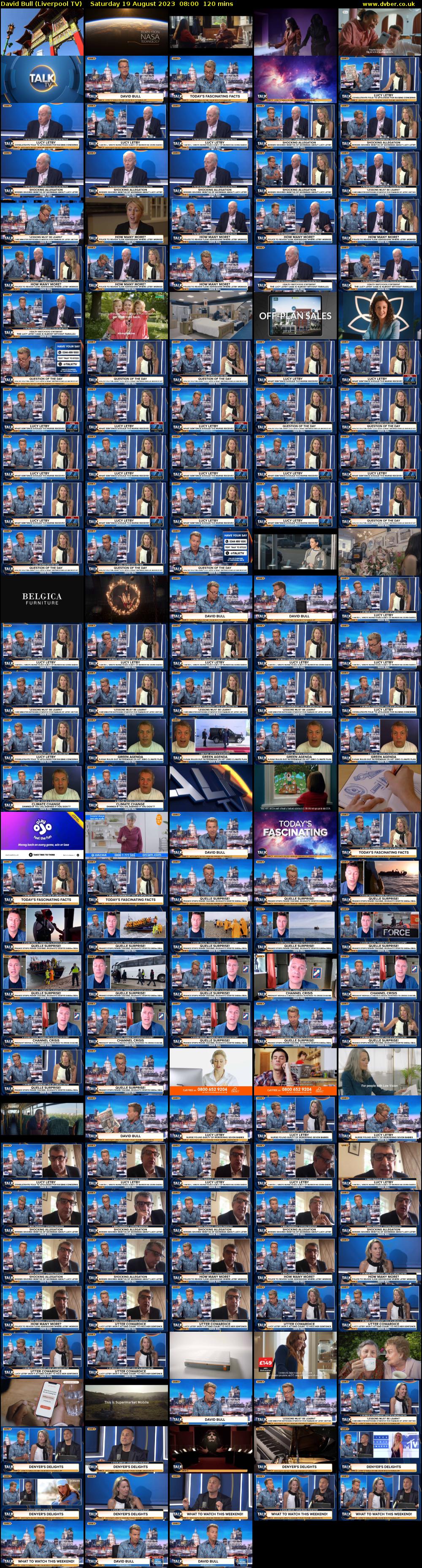 David Bull (Liverpool TV) Saturday 19 August 2023 08:00 - 10:00