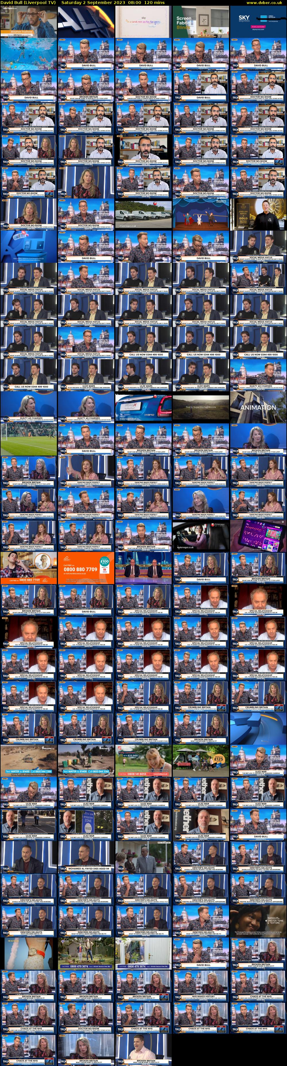 David Bull (Liverpool TV) Saturday 2 September 2023 08:00 - 10:00