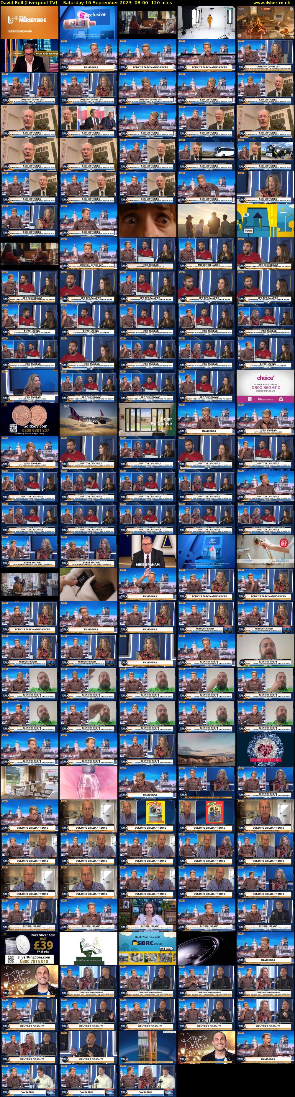 David Bull (Liverpool TV) Saturday 16 September 2023 08:00 - 10:00