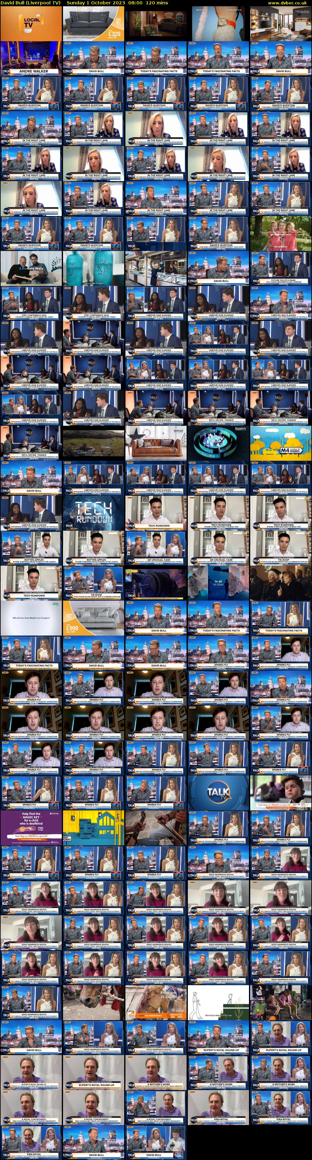 David Bull (Liverpool TV) Sunday 1 October 2023 08:00 - 10:00