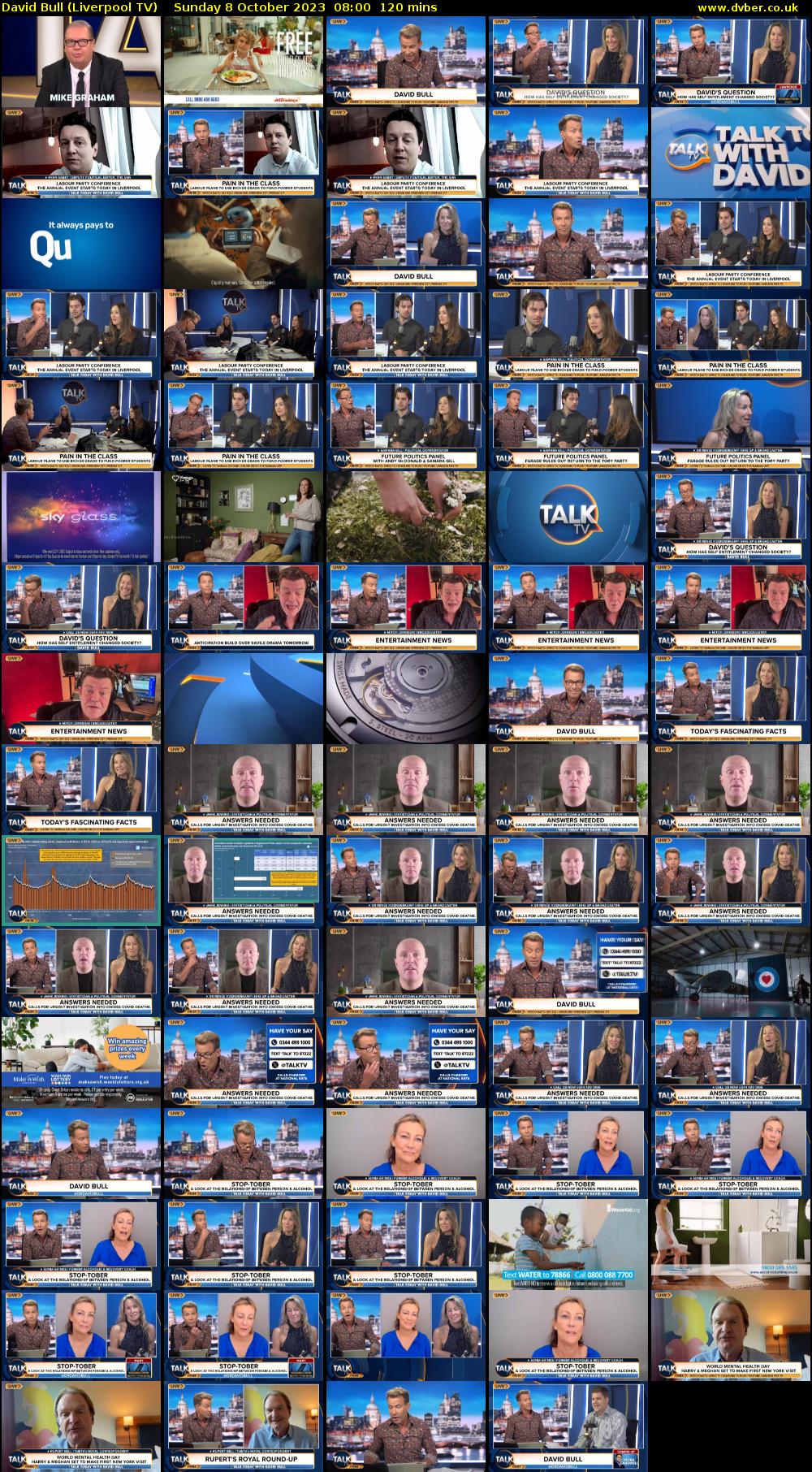 David Bull (Liverpool TV) Sunday 8 October 2023 08:00 - 10:00