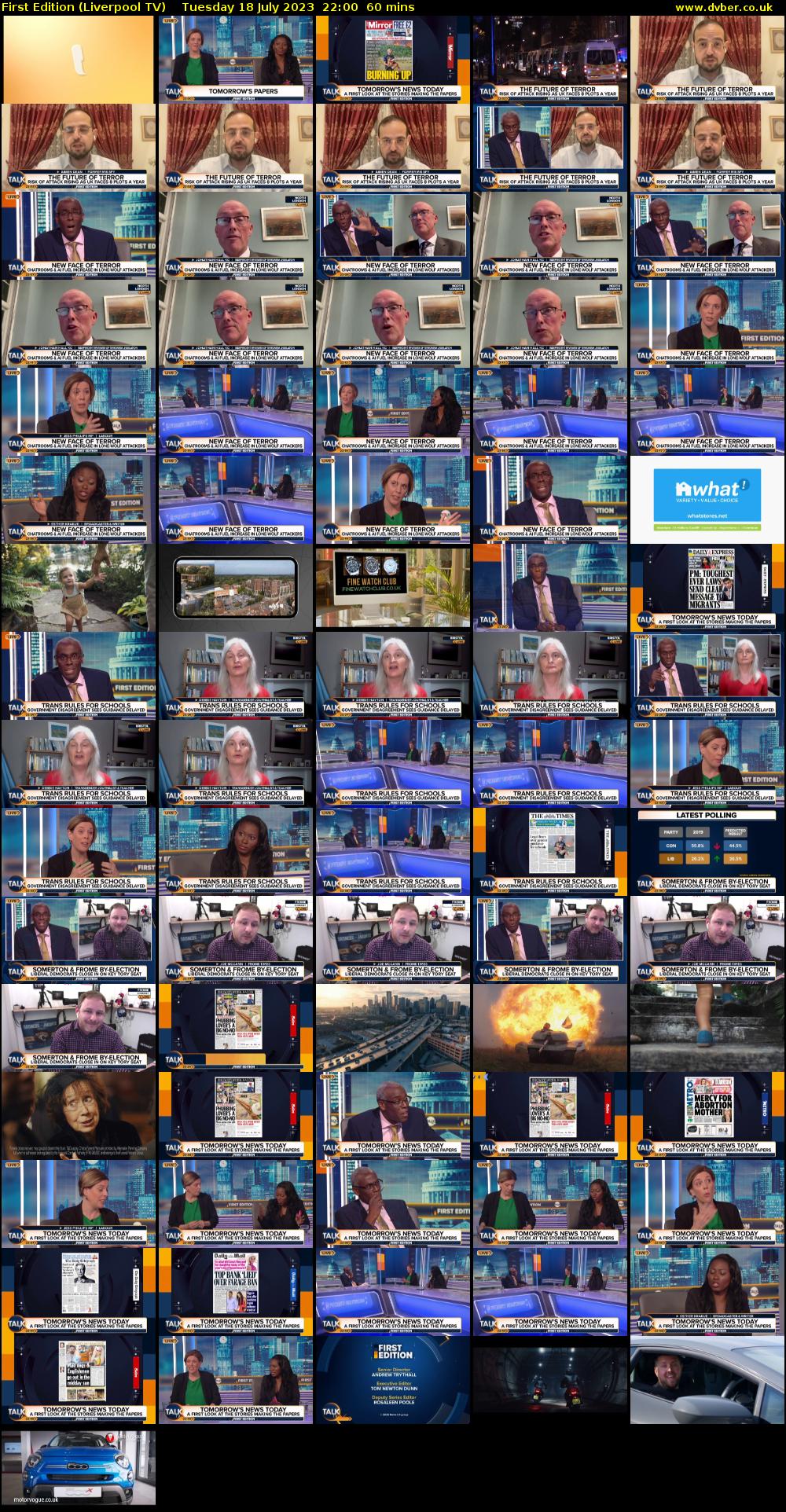 First Edition (Liverpool TV) Tuesday 18 July 2023 22:00 - 23:00