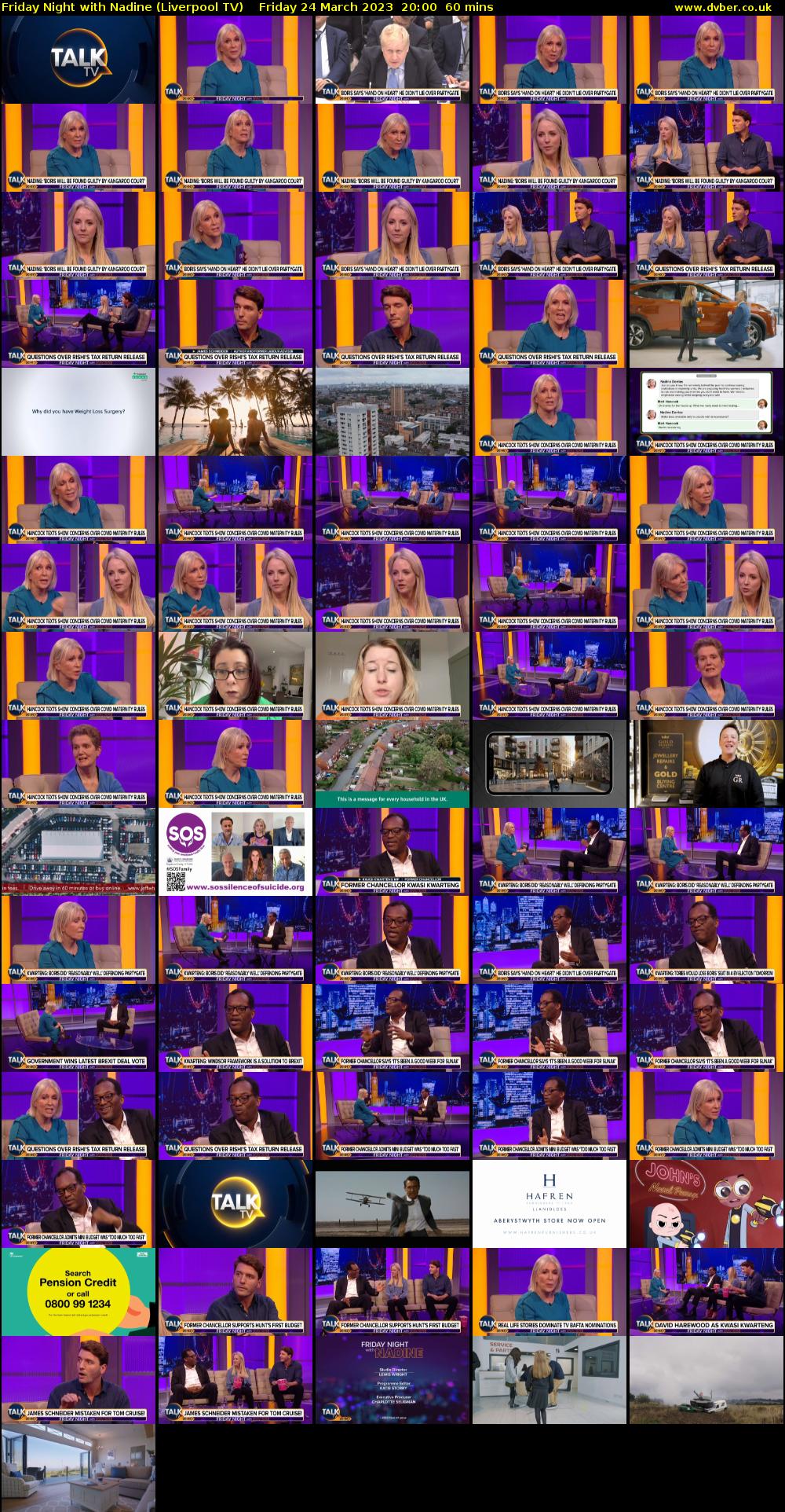 Friday Night with Nadine (Liverpool TV) Friday 24 March 2023 20:00 - 21:00