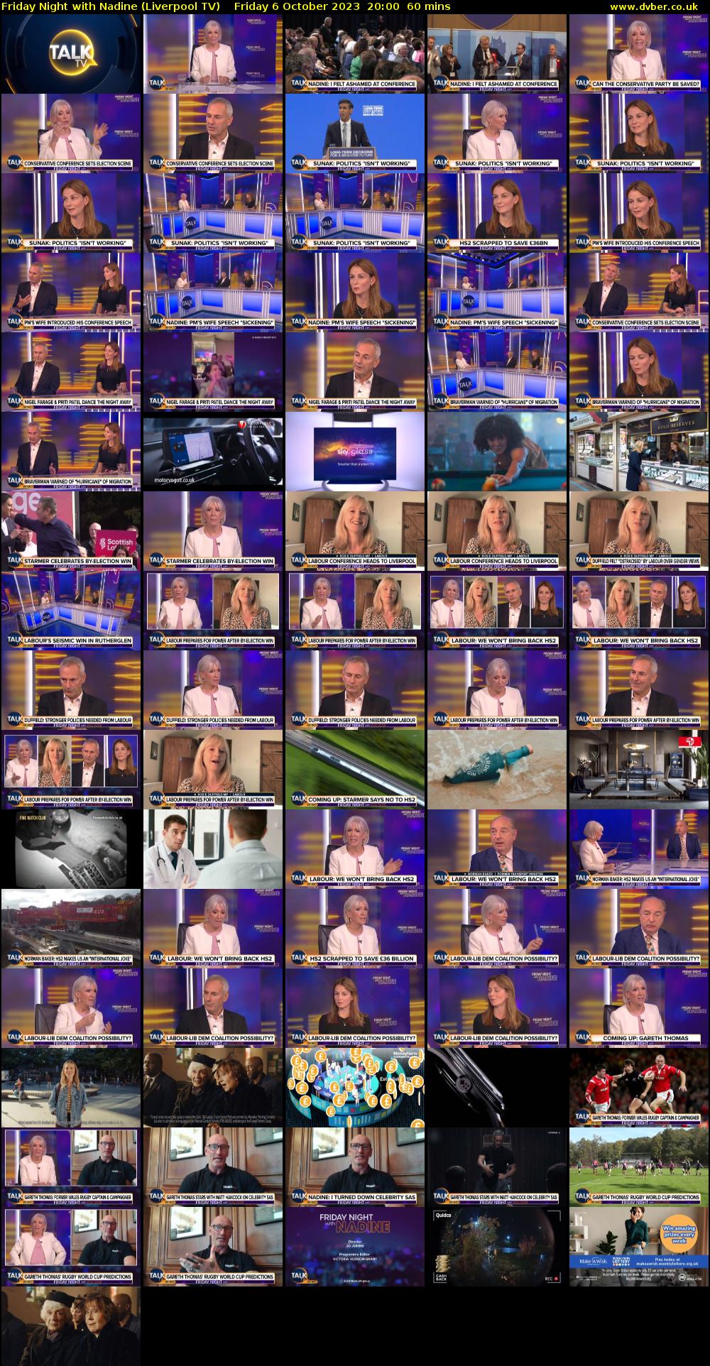 Friday Night with Nadine (Liverpool TV) Friday 6 October 2023 20:00 - 21:00