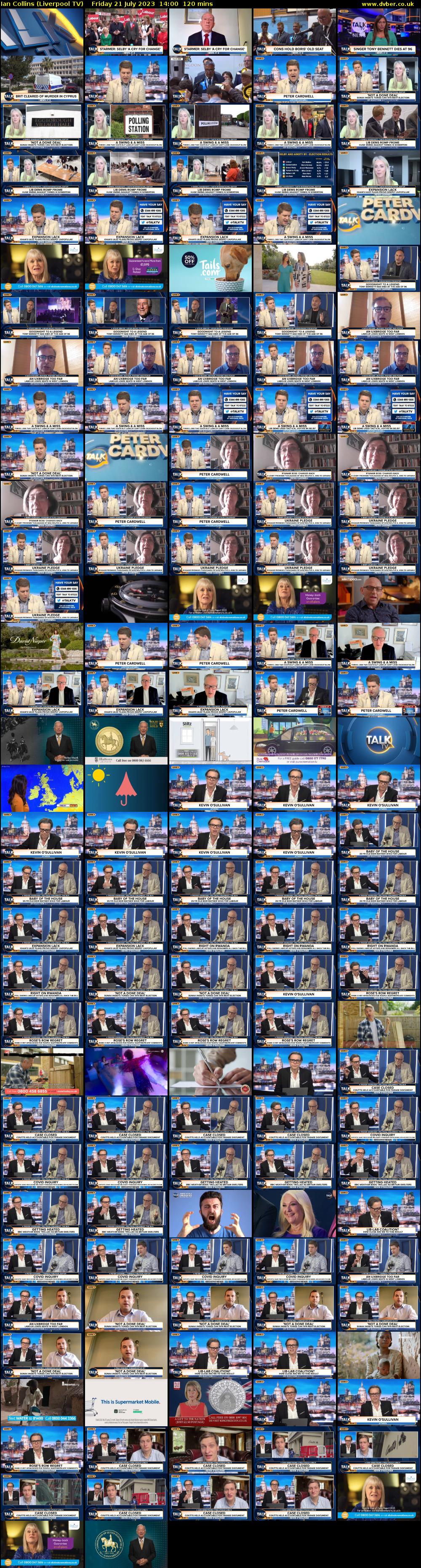 Ian Collins (Liverpool TV) Friday 21 July 2023 14:00 - 16:00