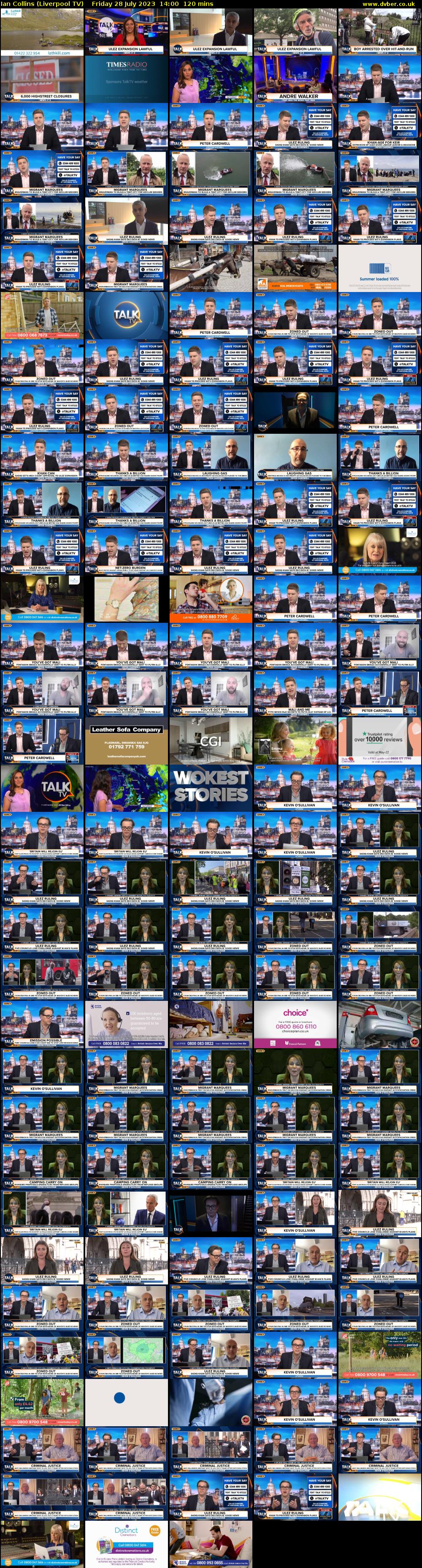 Ian Collins (Liverpool TV) Friday 28 July 2023 14:00 - 16:00