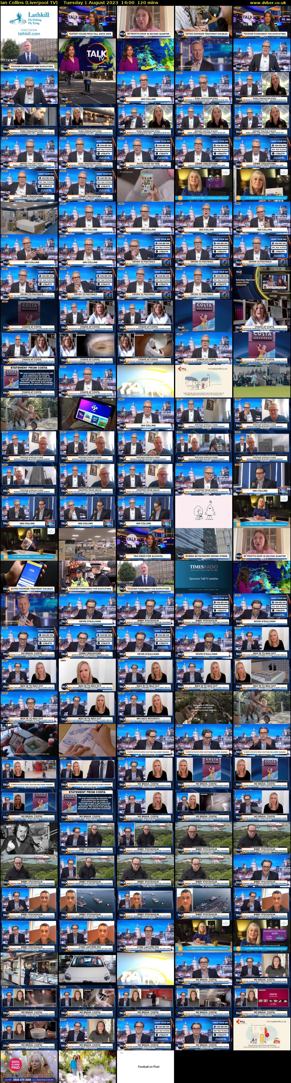 Ian Collins (Liverpool TV) Tuesday 1 August 2023 14:00 - 16:00