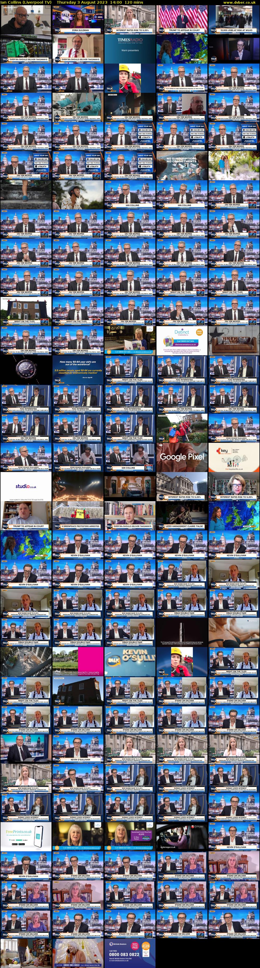 Ian Collins (Liverpool TV) Thursday 3 August 2023 14:00 - 16:00
