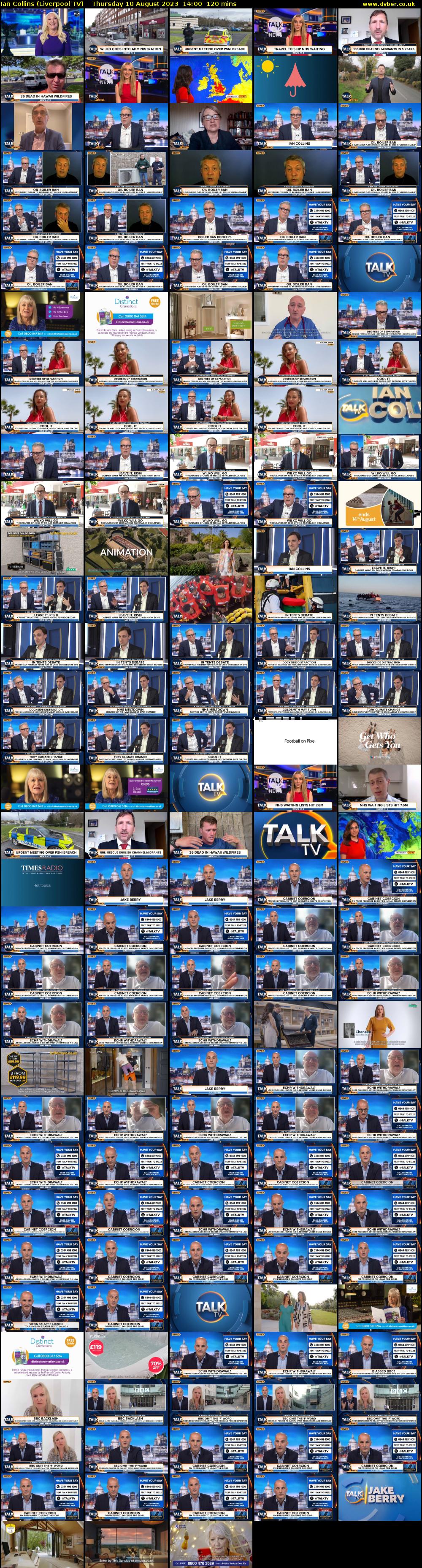 Ian Collins (Liverpool TV) Thursday 10 August 2023 14:00 - 16:00
