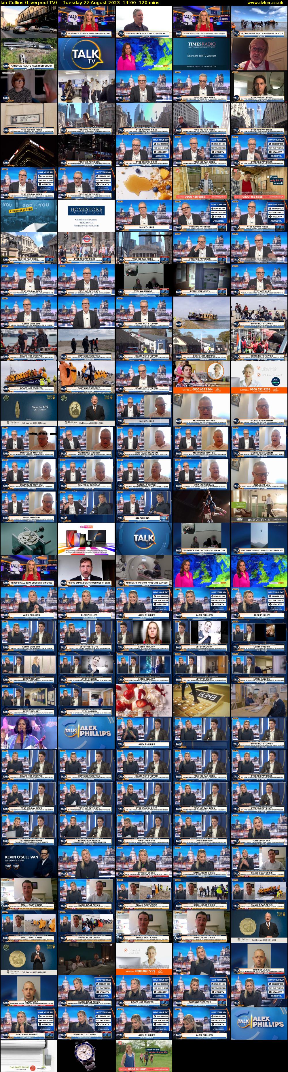 Ian Collins (Liverpool TV) Tuesday 22 August 2023 14:00 - 16:00