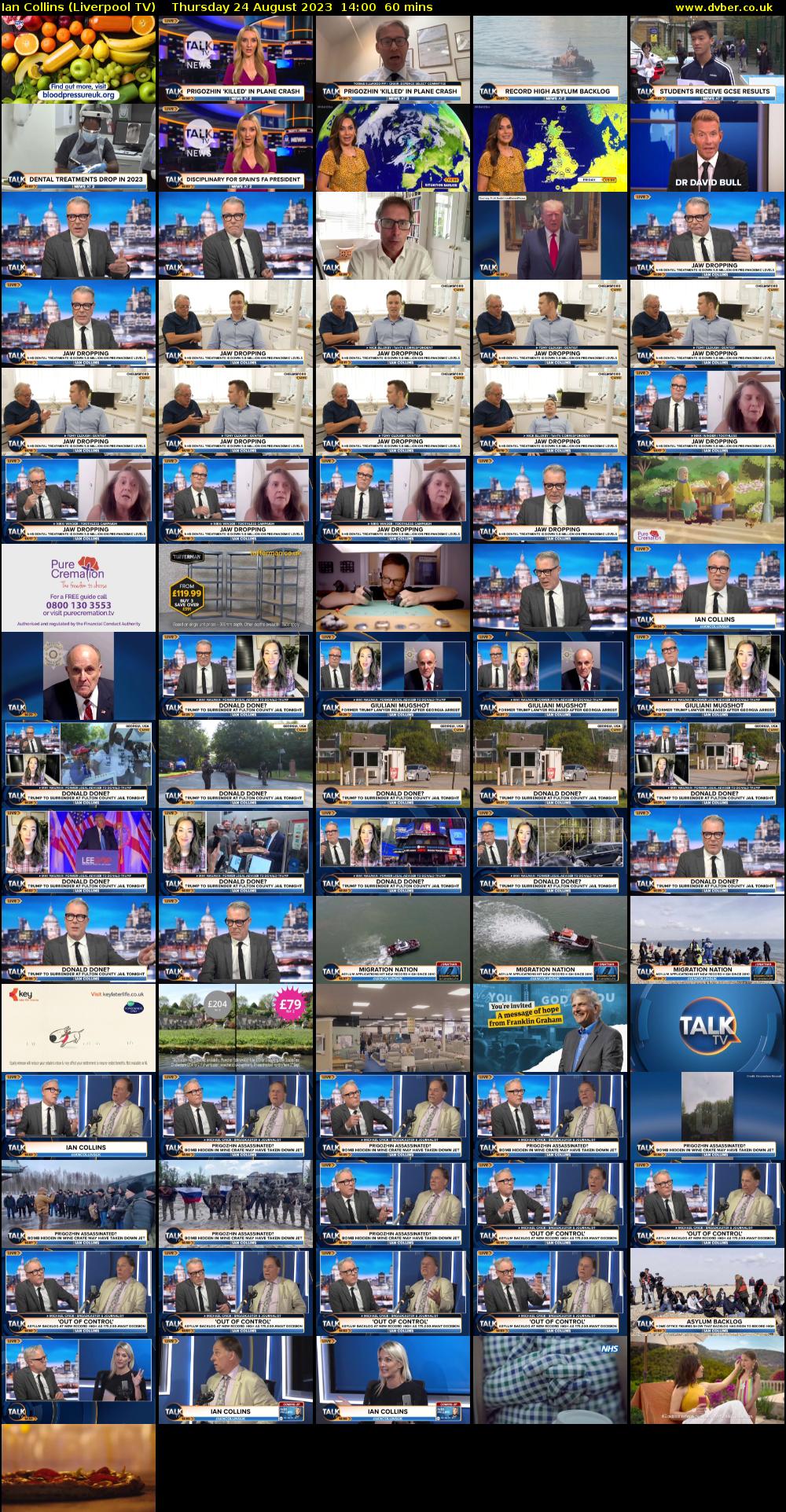 Ian Collins (Liverpool TV) Thursday 24 August 2023 14:00 - 15:00