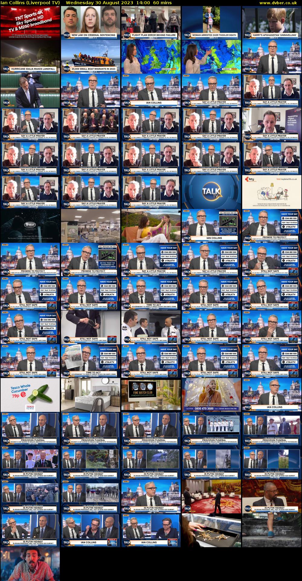 Ian Collins (Liverpool TV) Wednesday 30 August 2023 14:00 - 15:00