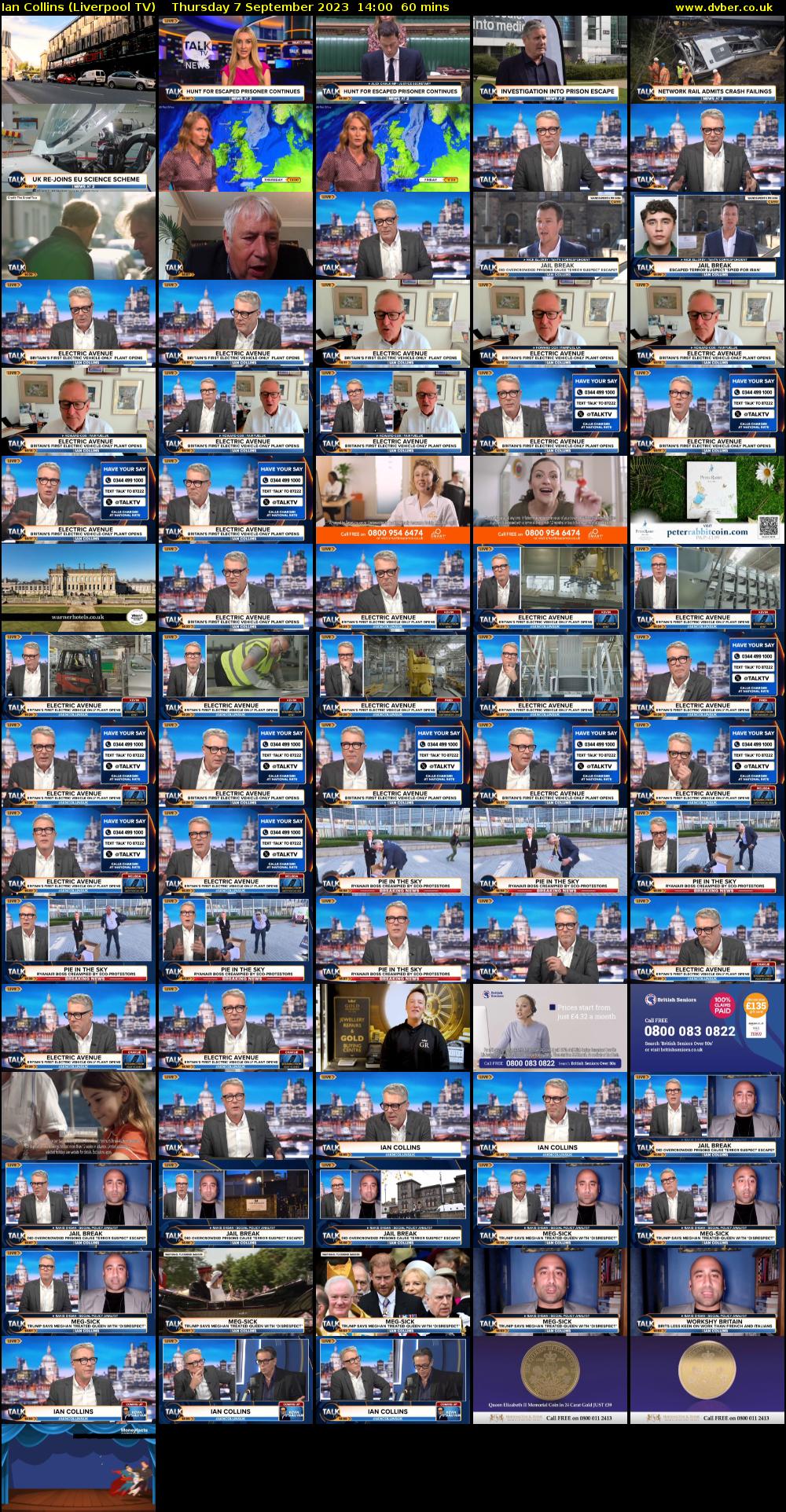 Ian Collins (Liverpool TV) Thursday 7 September 2023 14:00 - 15:00