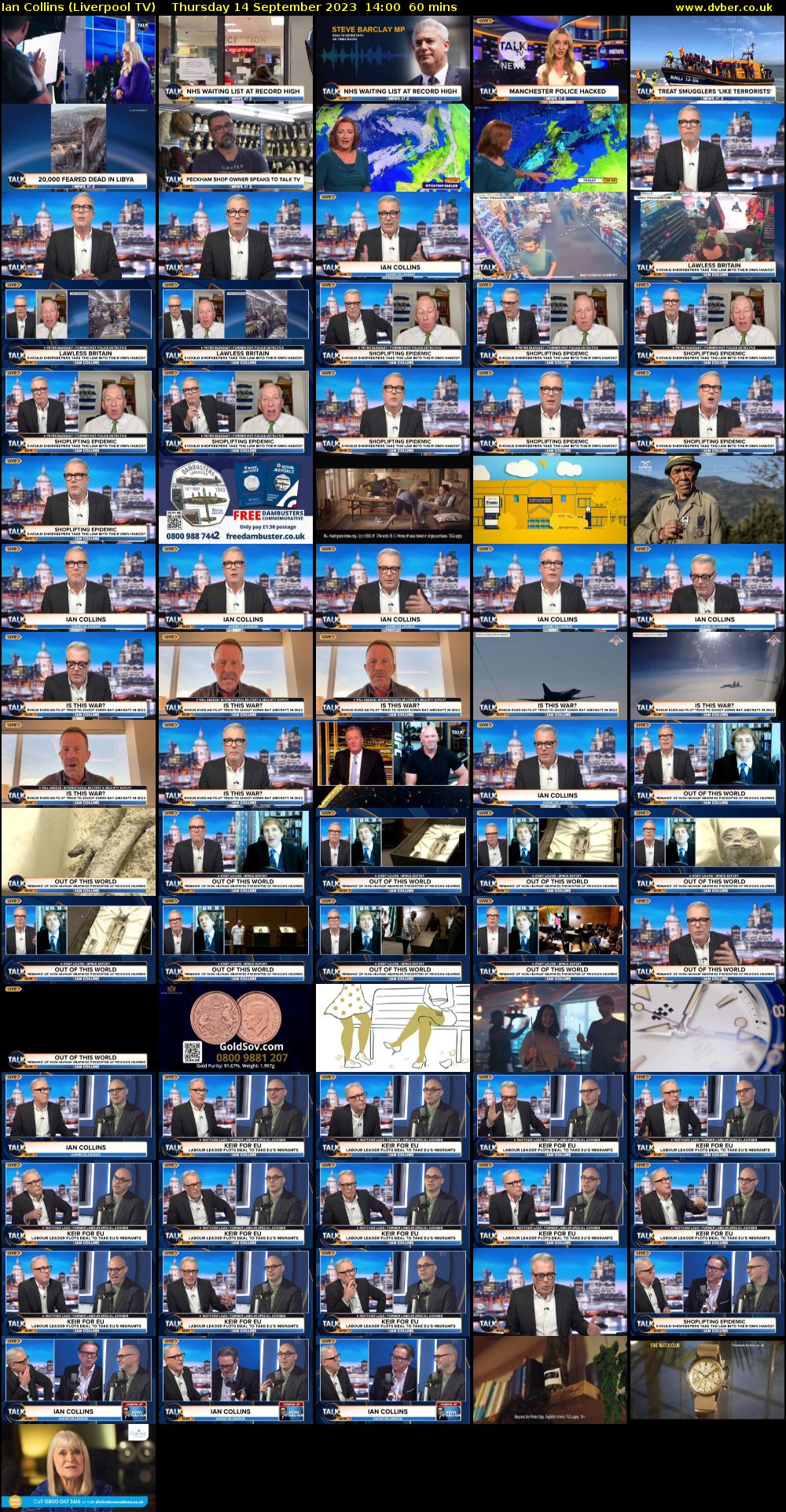 Ian Collins (Liverpool TV) Thursday 14 September 2023 14:00 - 15:00