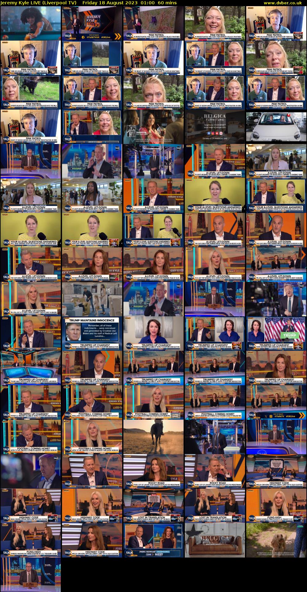 Jeremy Kyle LIVE (Liverpool TV) Friday 18 August 2023 01:00 - 02:00