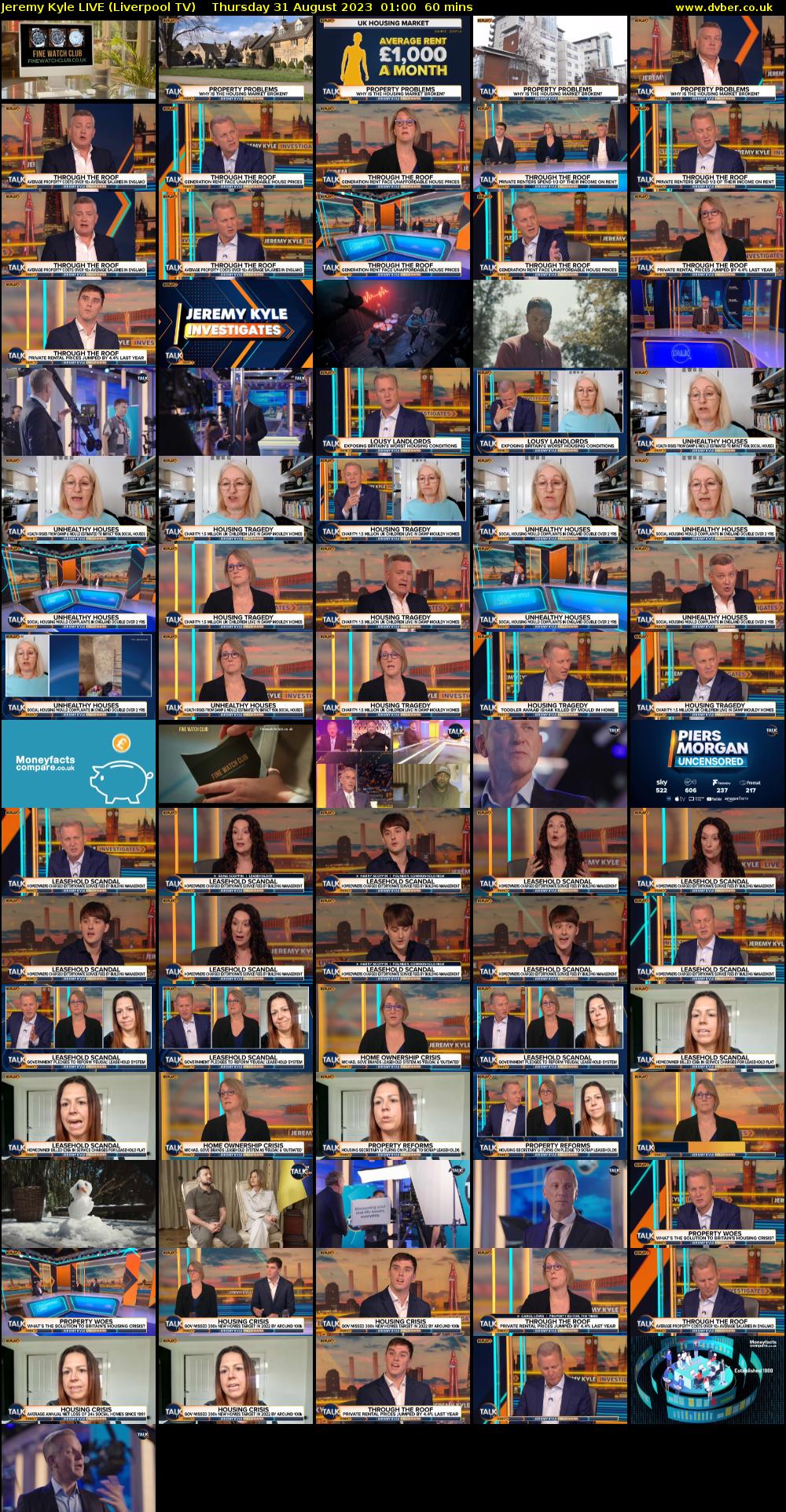 Jeremy Kyle LIVE (Liverpool TV) Thursday 31 August 2023 01:00 - 02:00