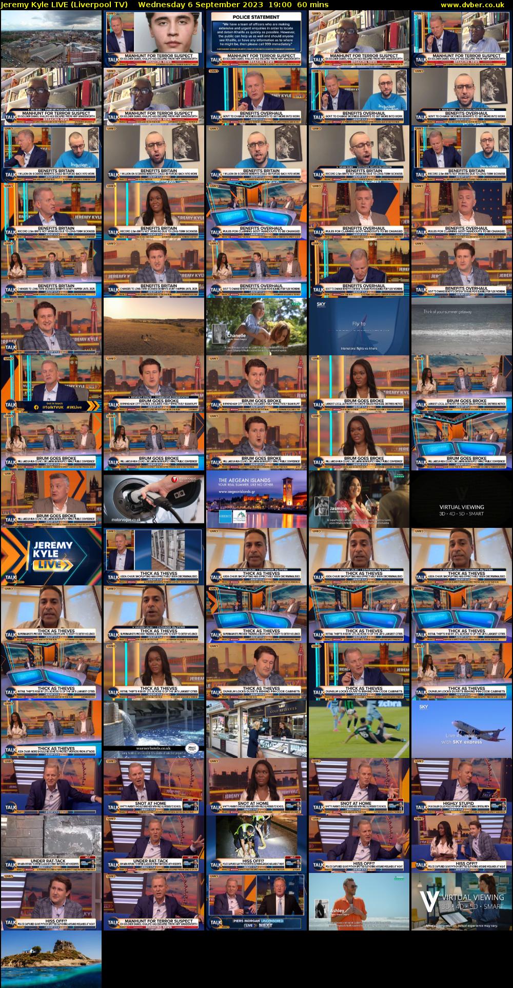 Jeremy Kyle LIVE (Liverpool TV) Wednesday 6 September 2023 19:00 - 20:00