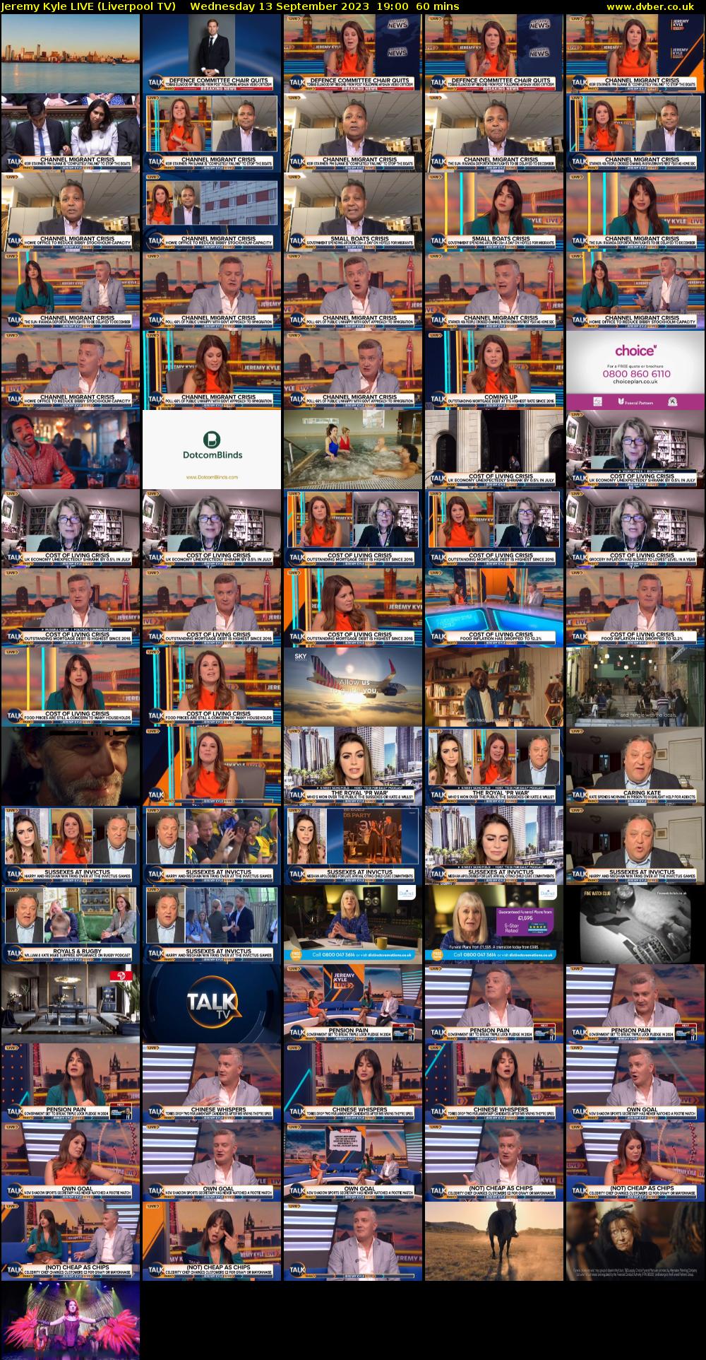 Jeremy Kyle LIVE (Liverpool TV) Wednesday 13 September 2023 19:00 - 20:00