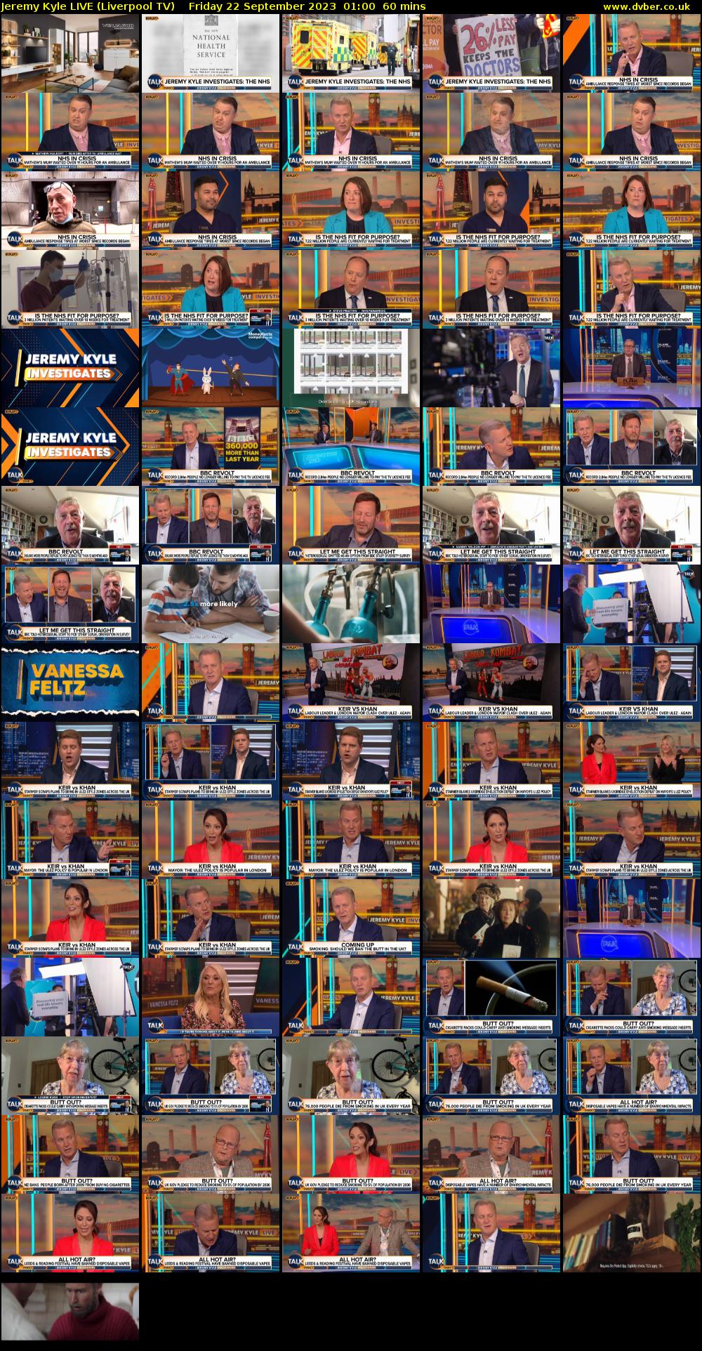 Jeremy Kyle LIVE (Liverpool TV) Friday 22 September 2023 01:00 - 02:00