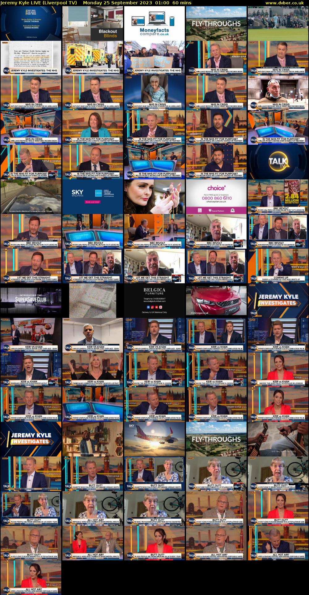 Jeremy Kyle LIVE (Liverpool TV) Monday 25 September 2023 01:00 - 02:00