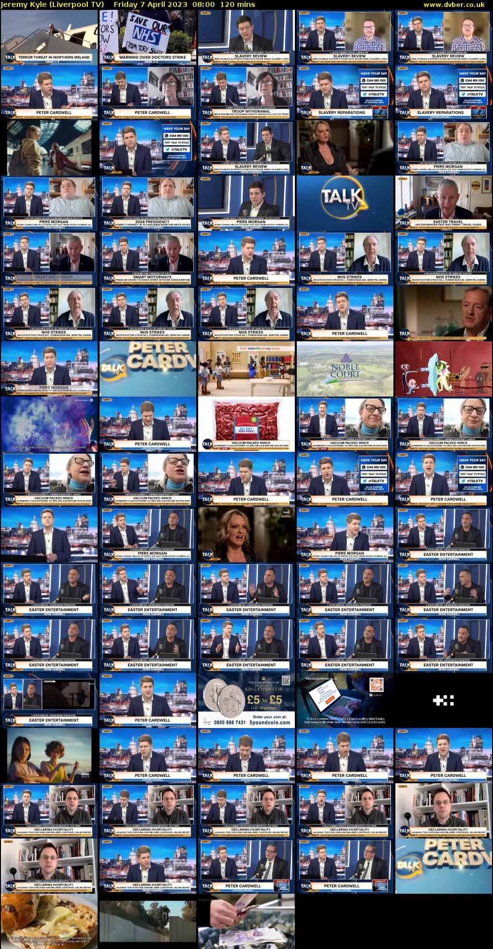 Jeremy Kyle (Liverpool TV) Friday 7 April 2023 08:00 - 10:00
