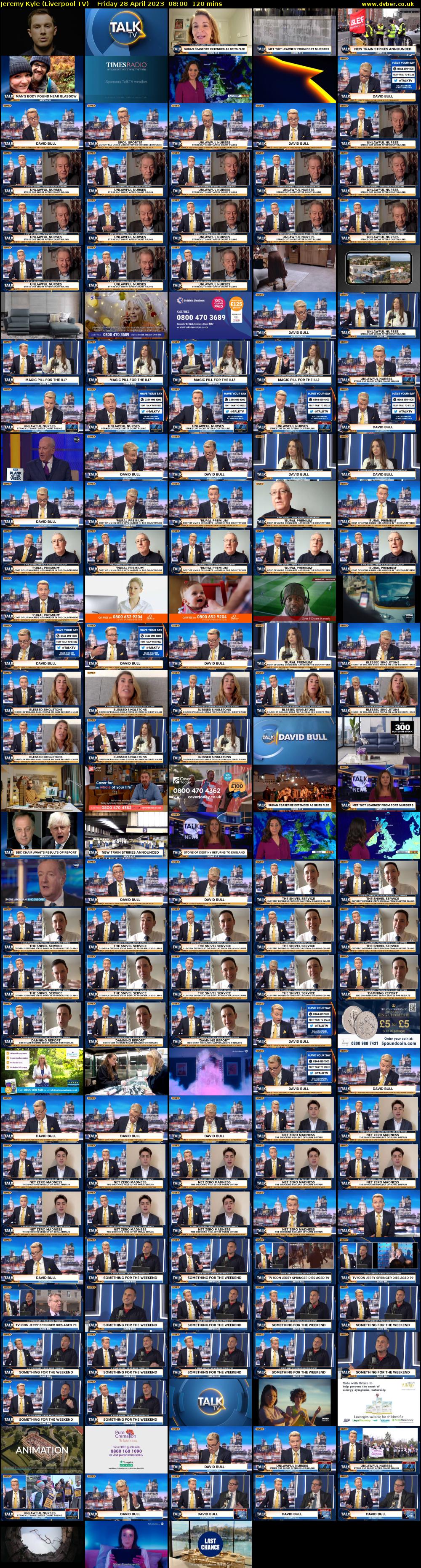 Jeremy Kyle (Liverpool TV) Friday 28 April 2023 08:00 - 10:00